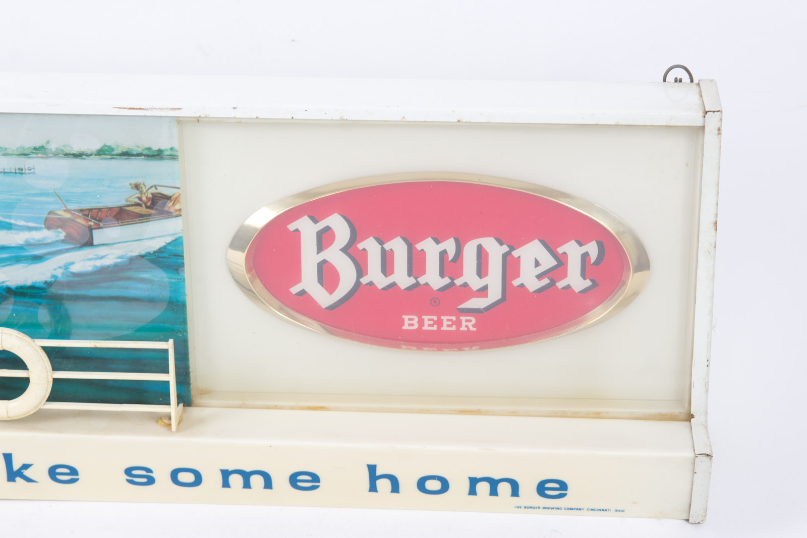 Burger Beer Light Up Beer Sign and Related Wall Decor