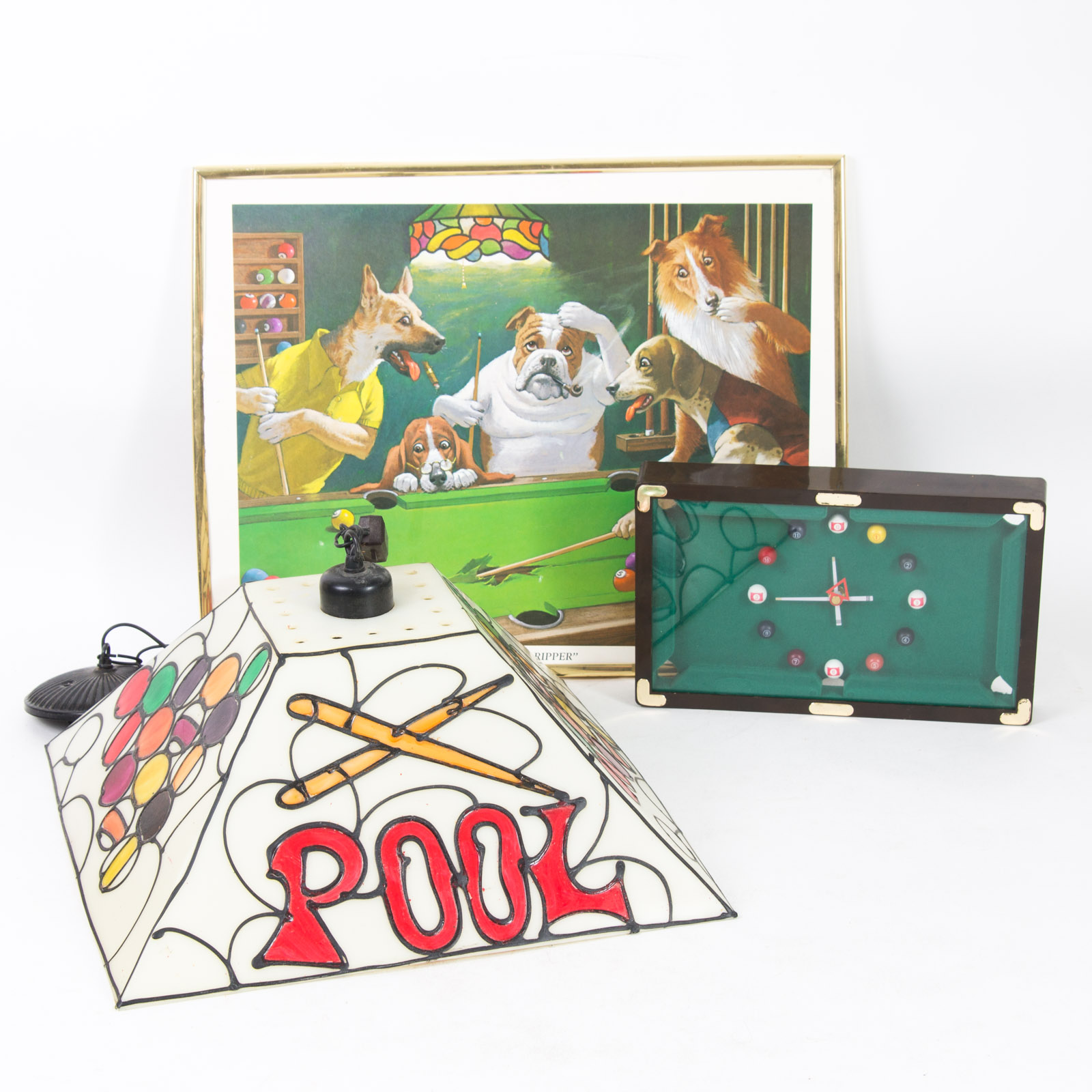 Assortment of Billiard Room Decor