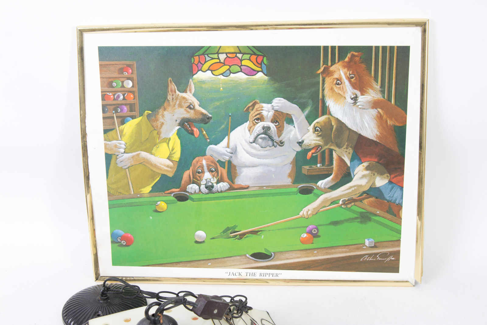 Assortment of Billiard Room Decor