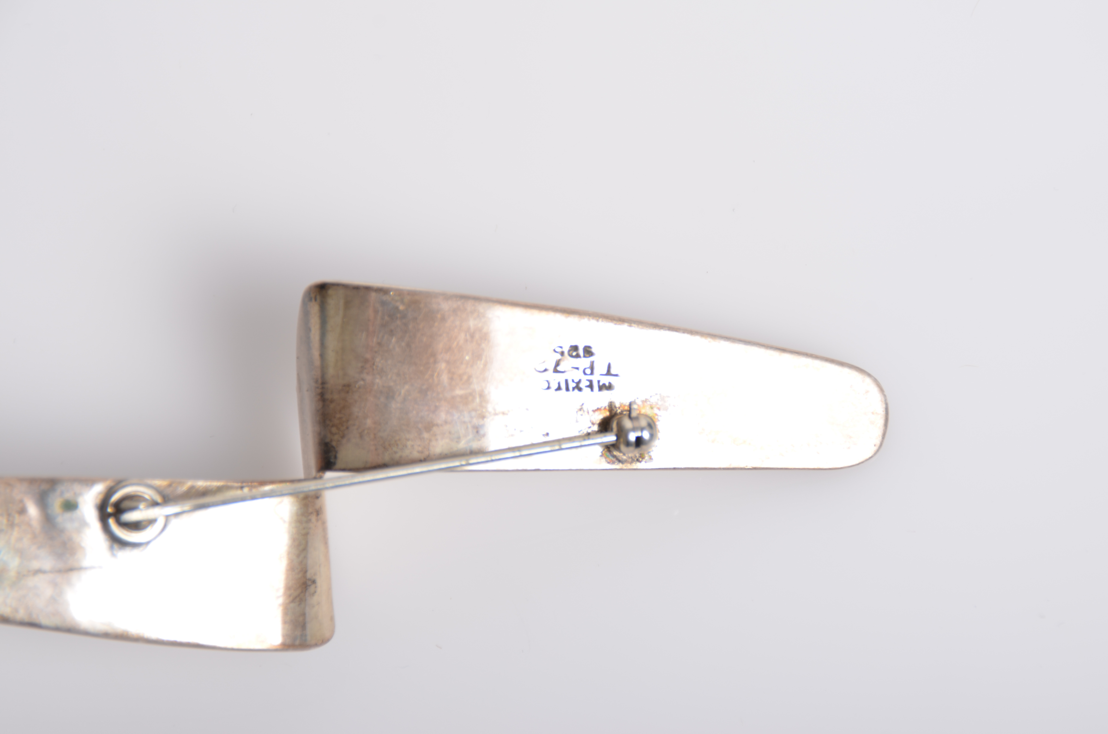 Collection of Sterling Silver Brooches Including Taxco