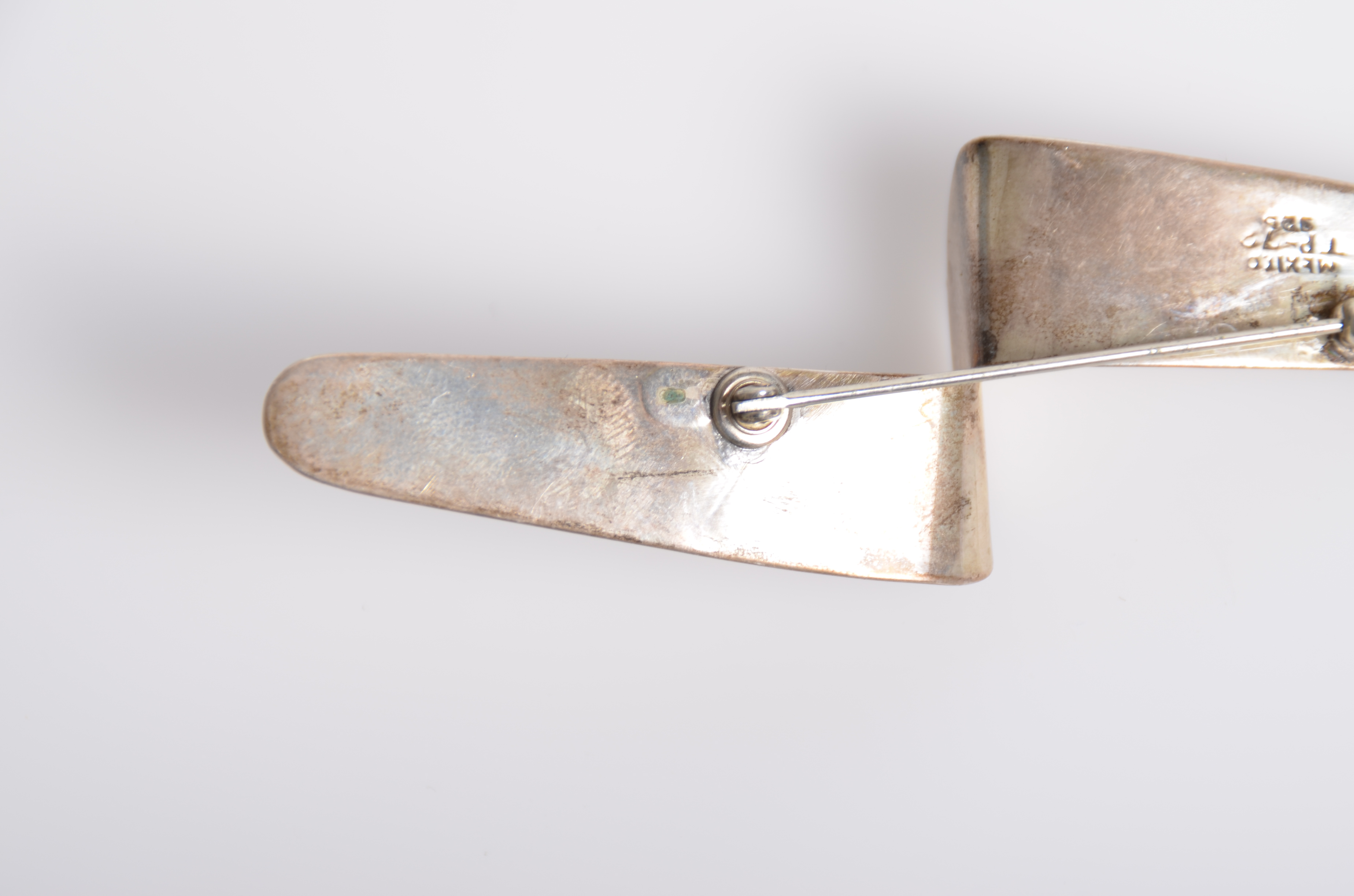 Collection of Sterling Silver Brooches Including Taxco