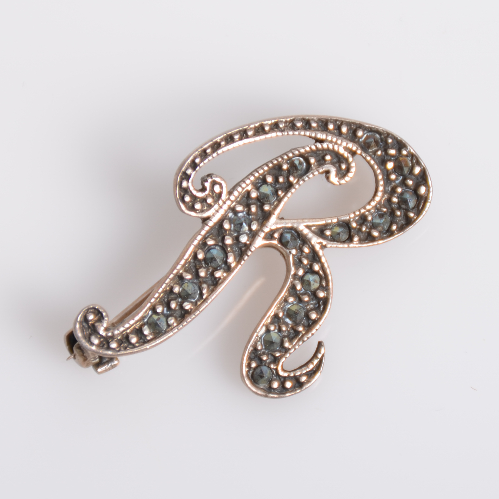 Collection of Sterling Silver Brooches Including Taxco