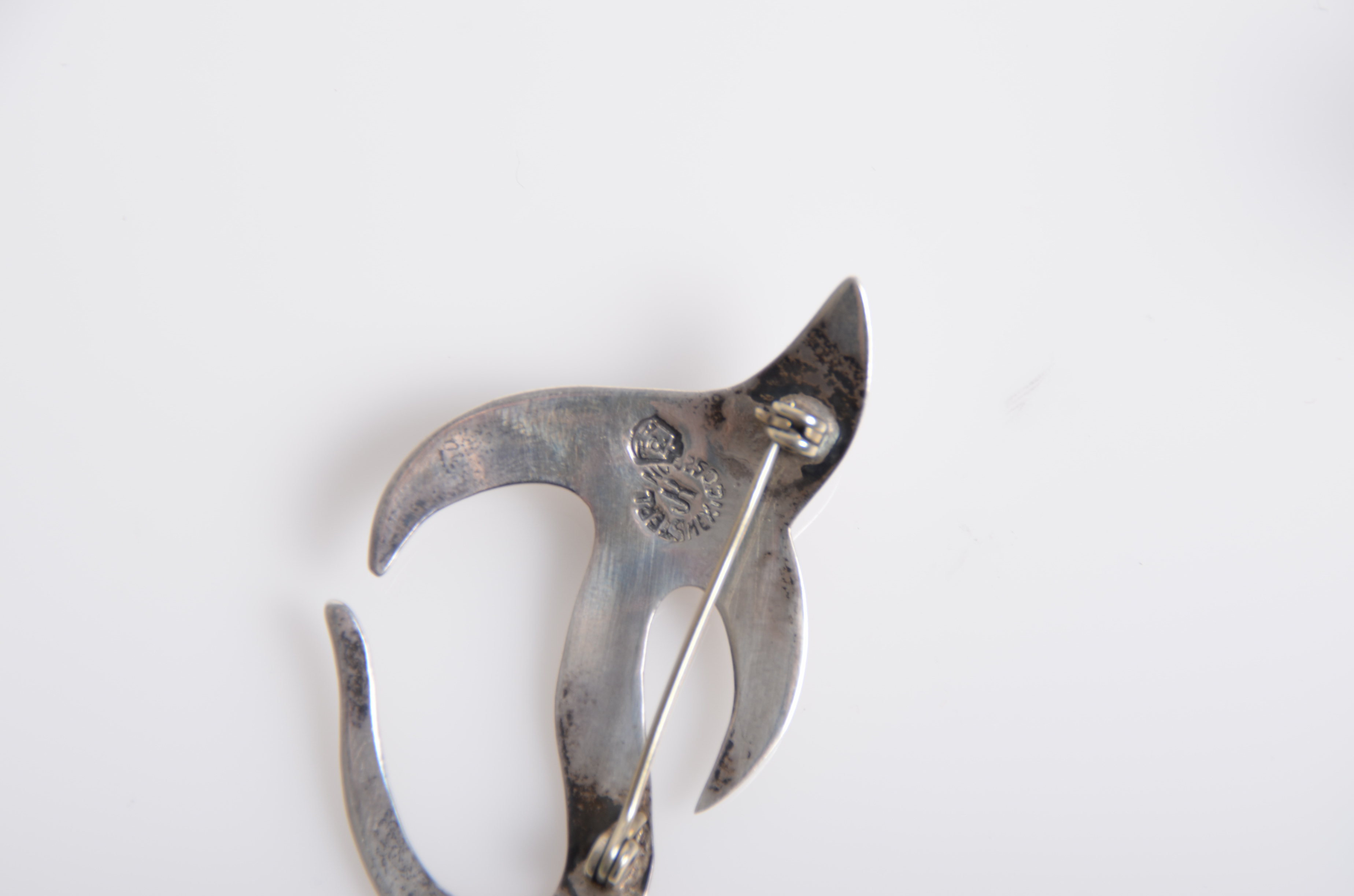 Collection of Sterling Silver Brooches Including Taxco