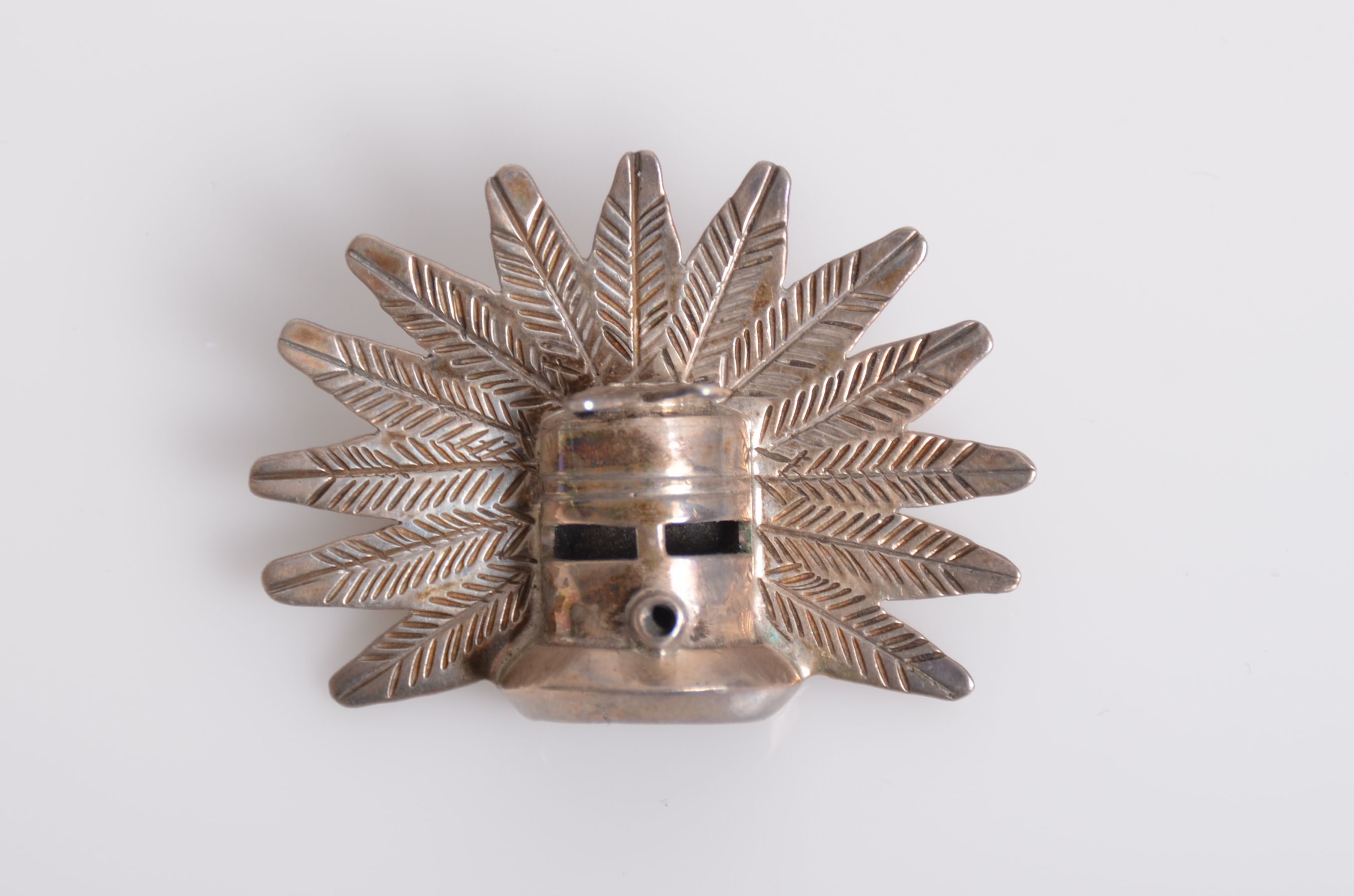 Collection of Vintage Mexican and Native American Inspired Sterling Silver Brooches