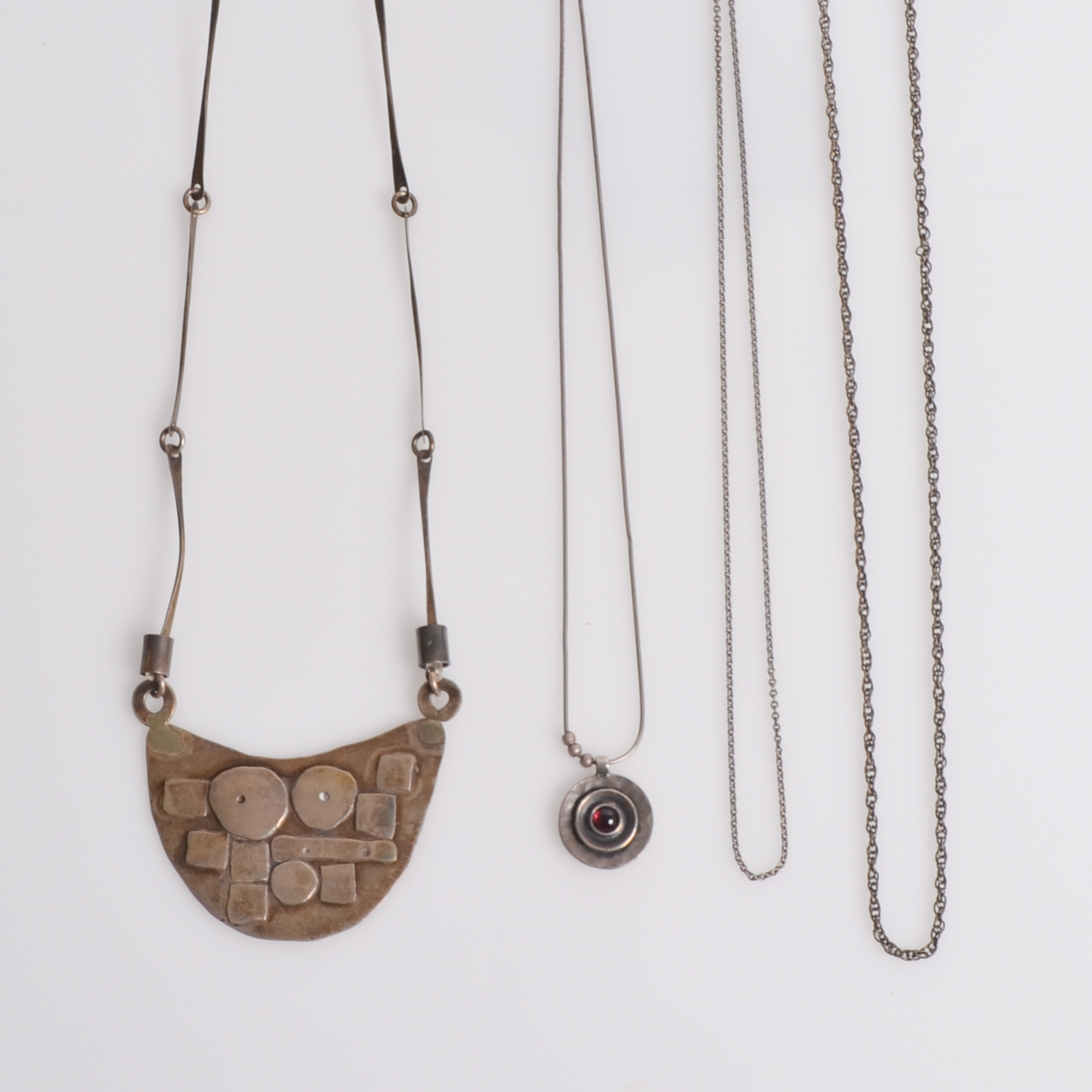 Collection of Sterling Silver Necklaces