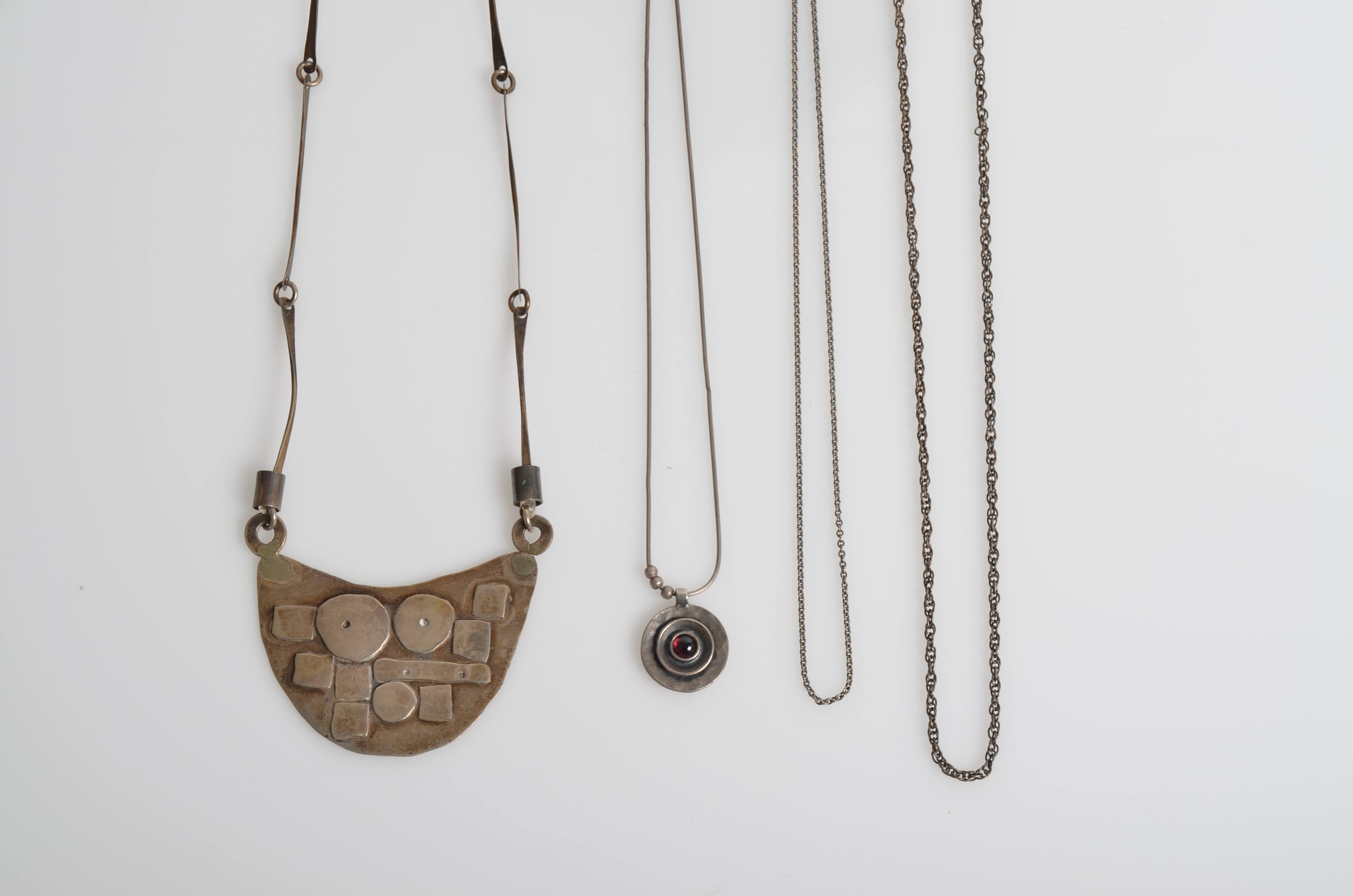 Collection of Sterling Silver Necklaces