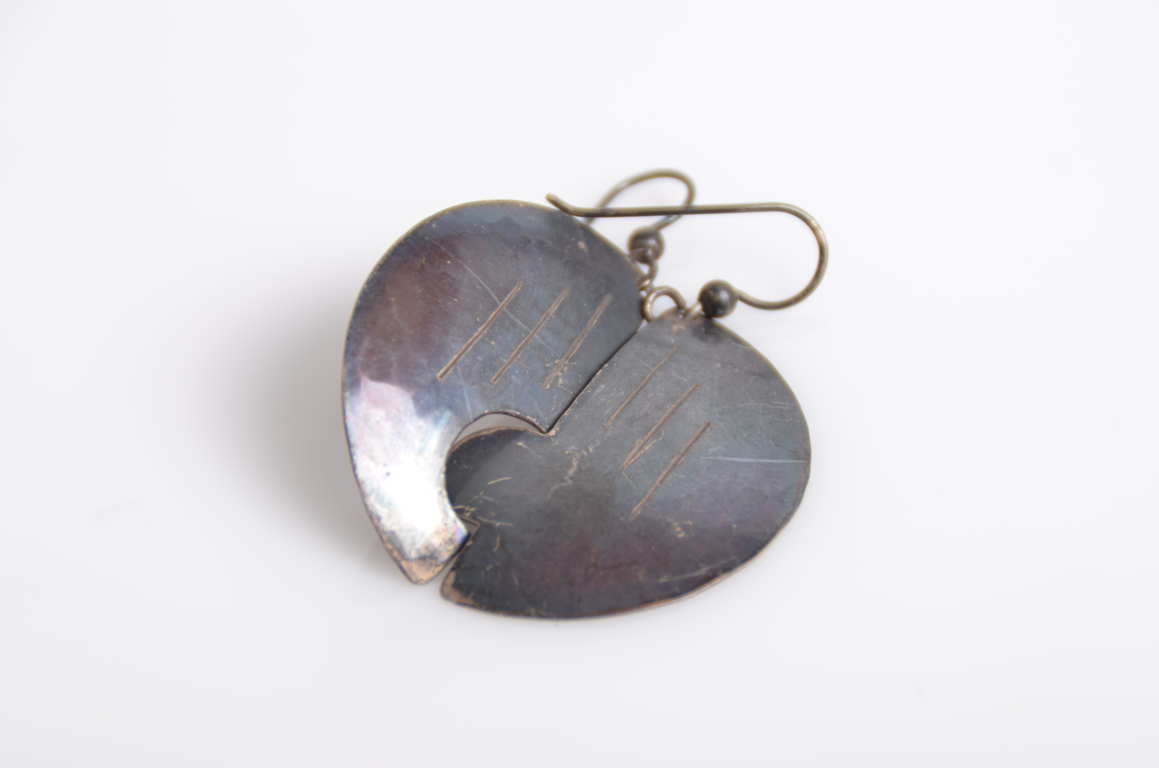 Collection of Vintage Sterling Silver Earrings Including Navajo