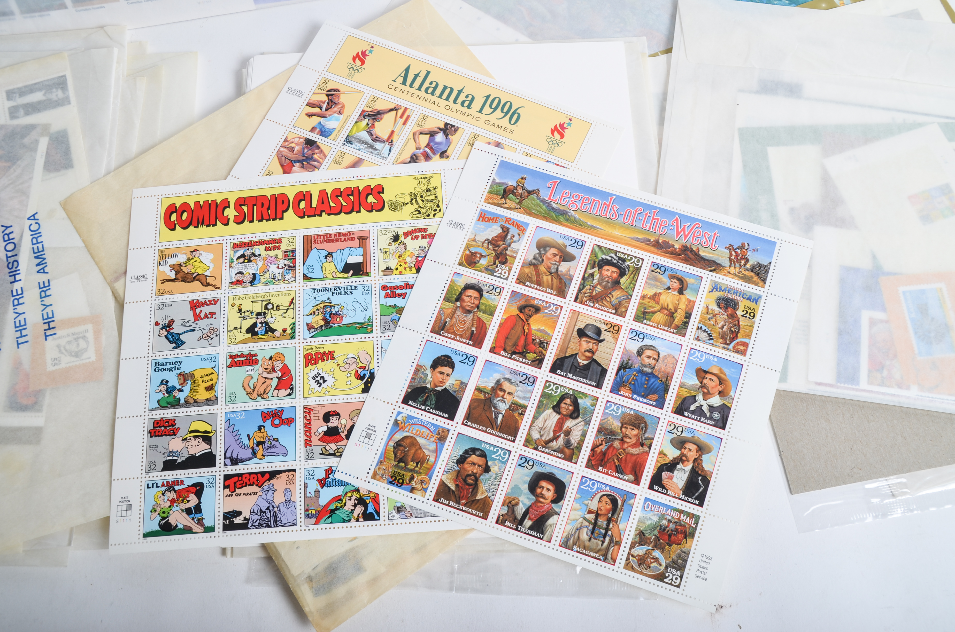 Collection of Contemporary Commemorative Stamp Sets