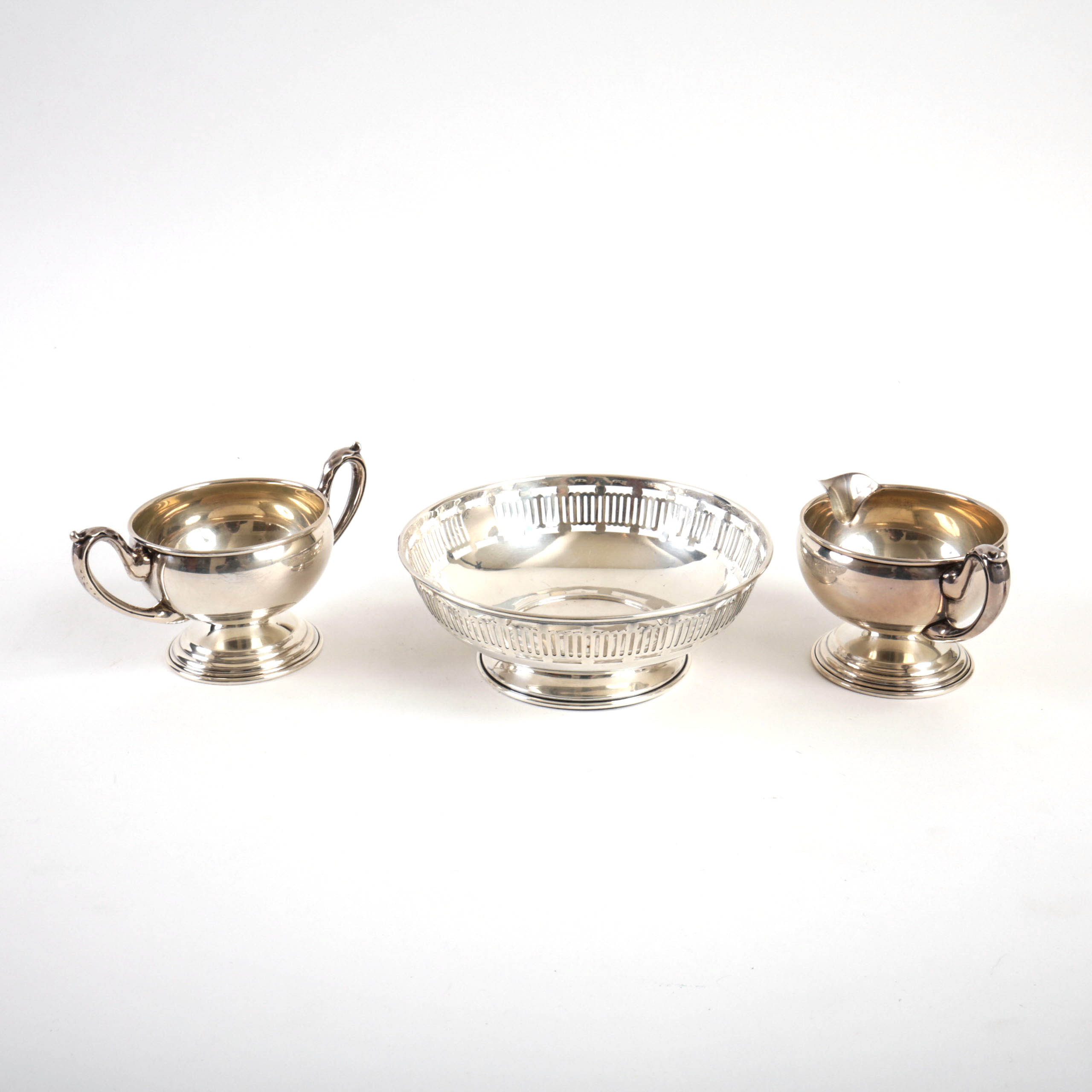 Sterling Silver Tableware Including Meriden Brittania Co.