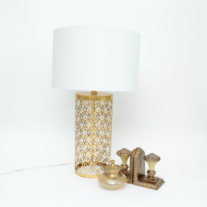 Contemporary Table Lamp and Home Decor