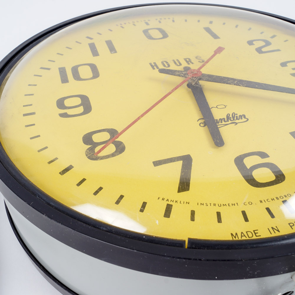 Vintage "Explosion Proof" Franklin Wall Clock