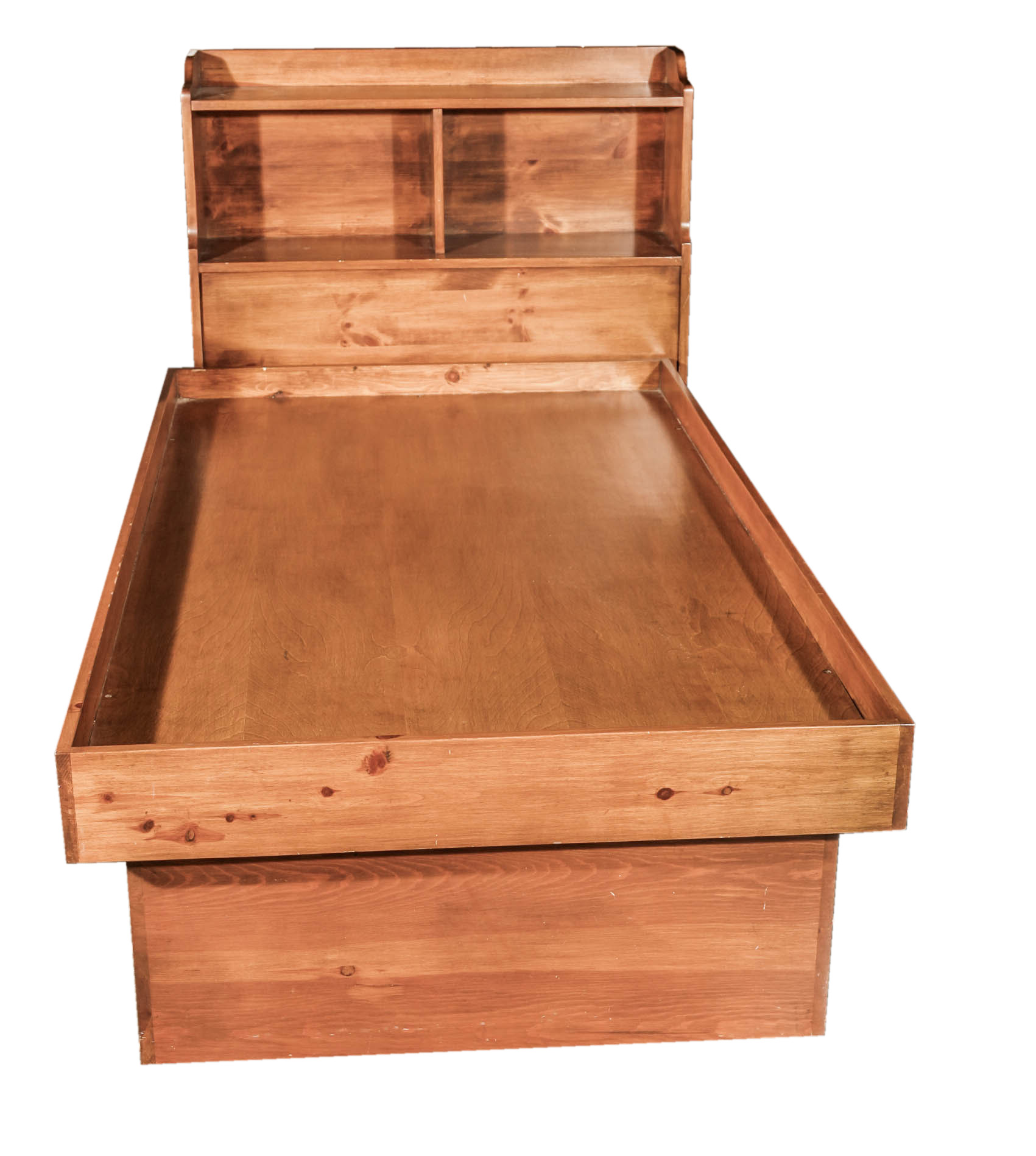 Vintage Pair of Twin Beds and Desk by Habitant