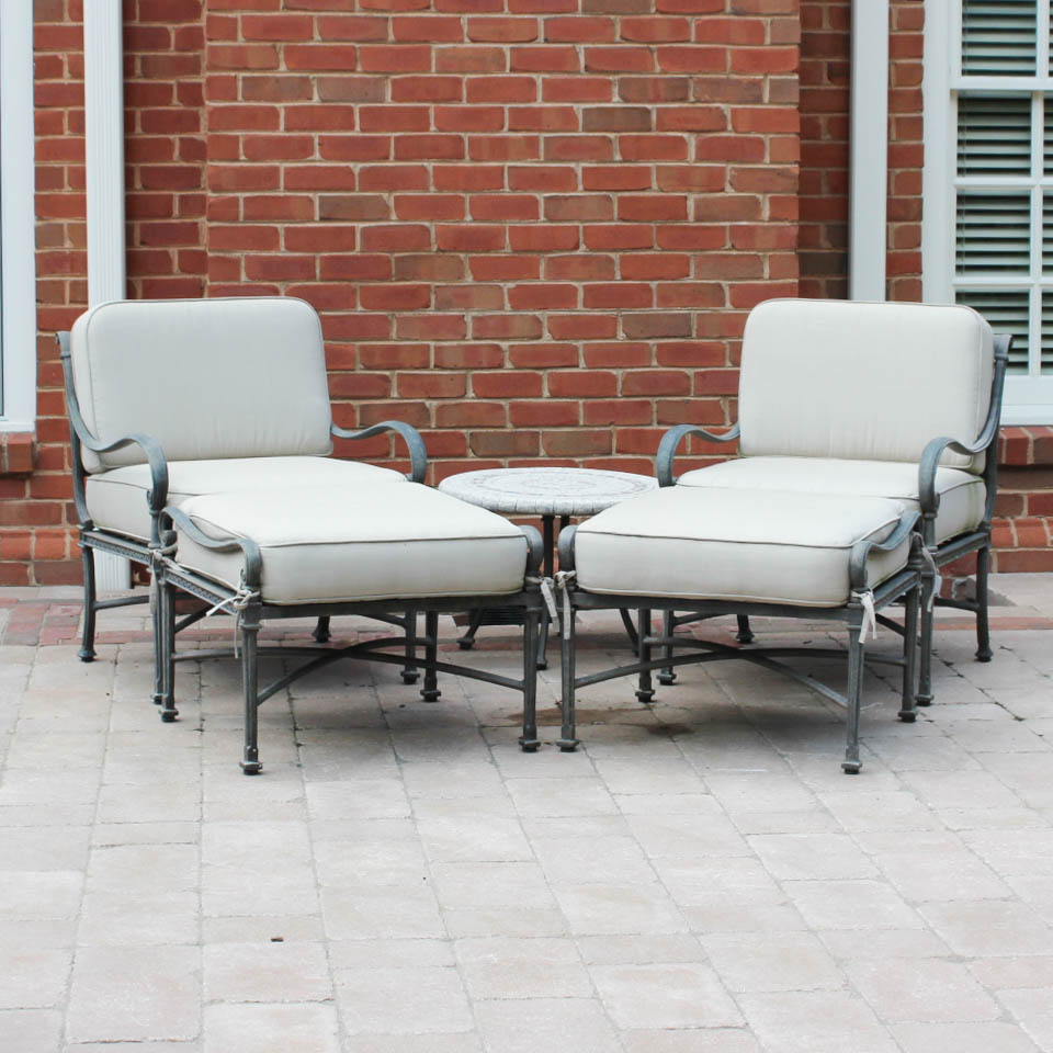 Woodard Landgrave Patio Lounge Set
