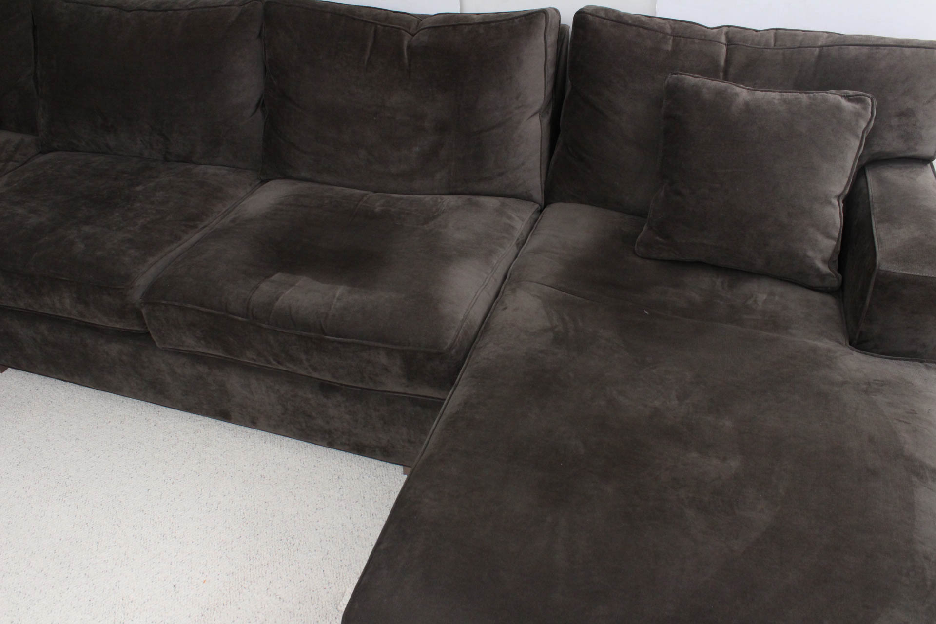 Dune Microfiber Sectional from Arhaus Camden Collection