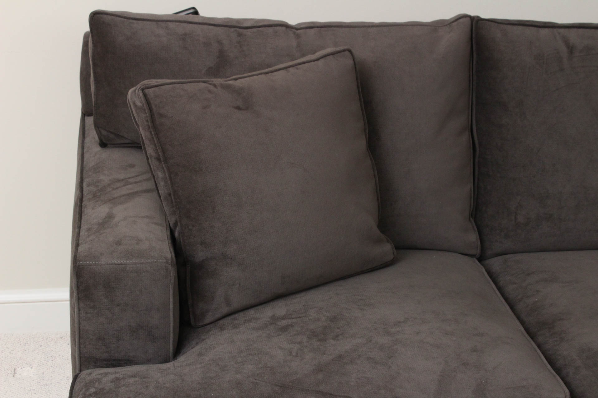 Dune Microfiber Sectional from Arhaus Camden Collection