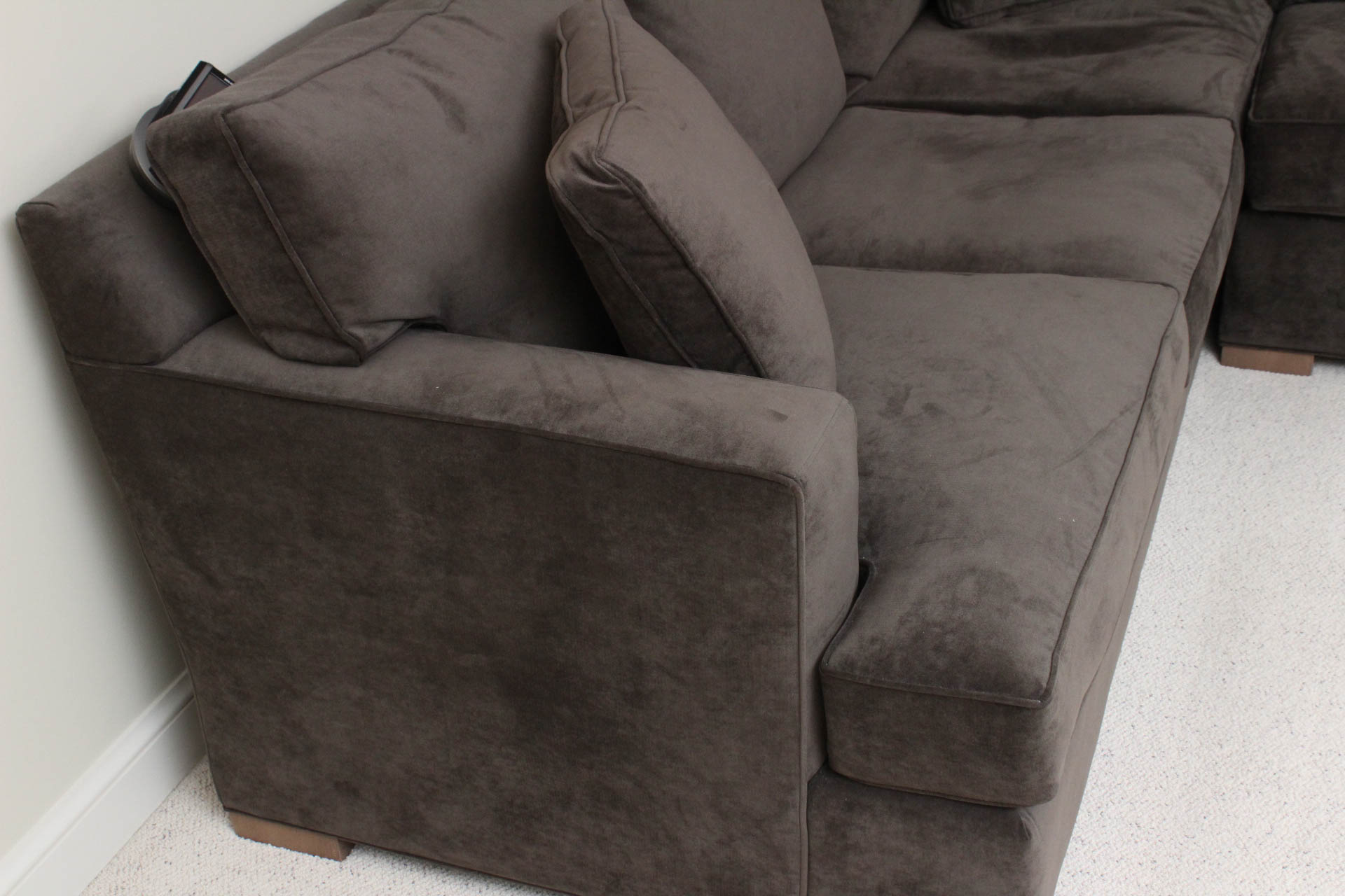 Dune Microfiber Sectional from Arhaus Camden Collection