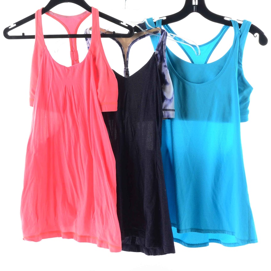 Assortment of Lululemon Sports Bra Tanks