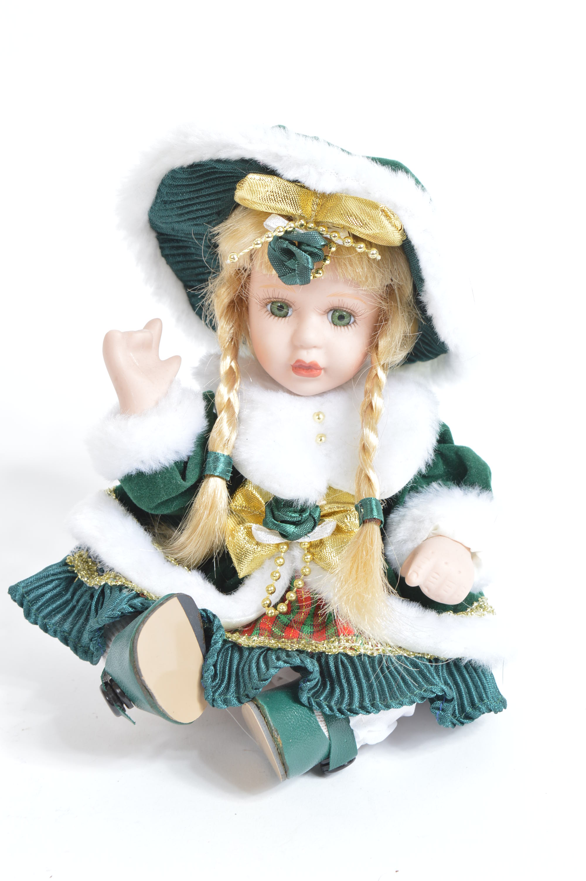 Porcelain Dolls with Hand Painted Details