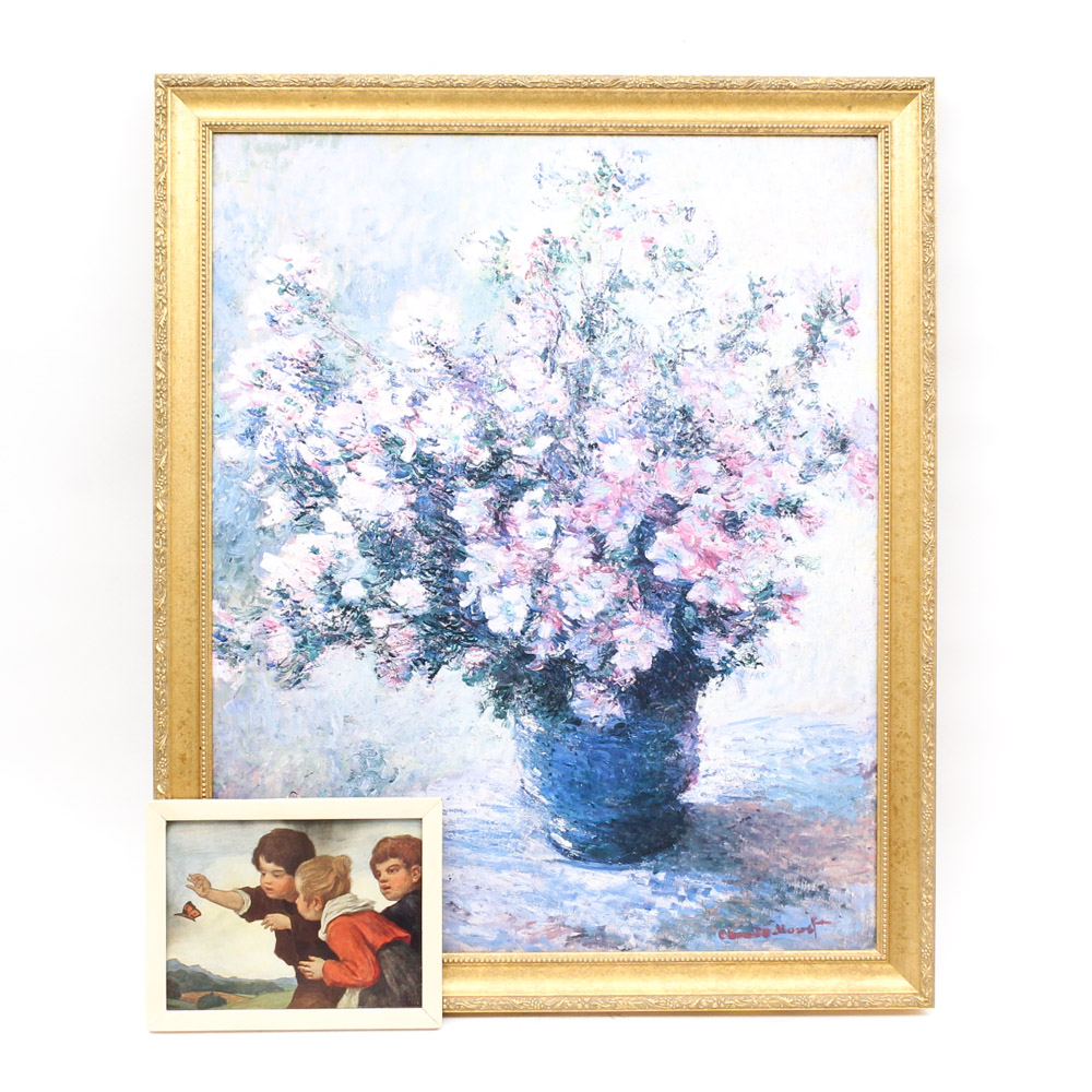 Offset Lithographs with Monet Poster