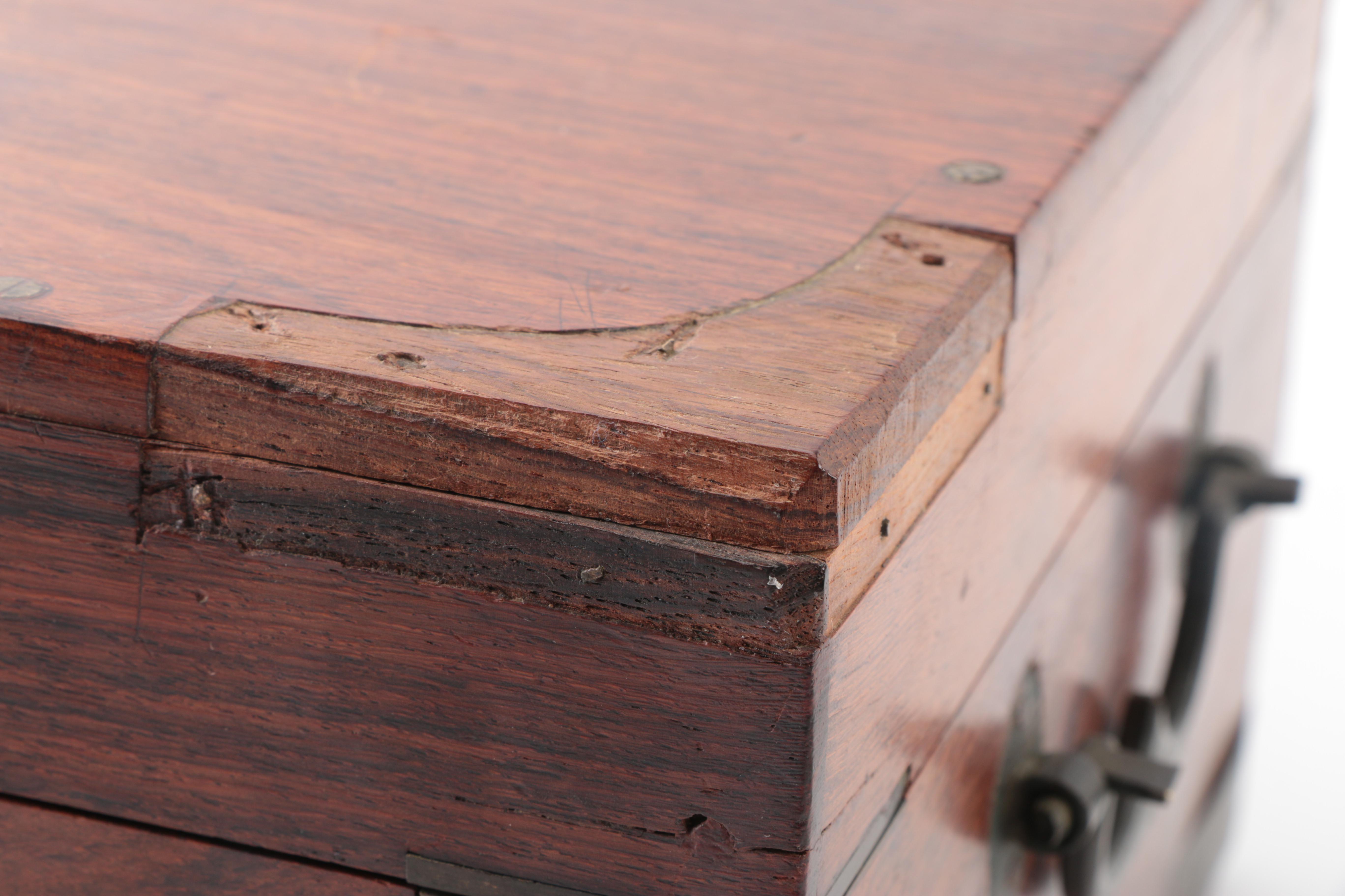 Gentleman's Office Wooden Lock Box