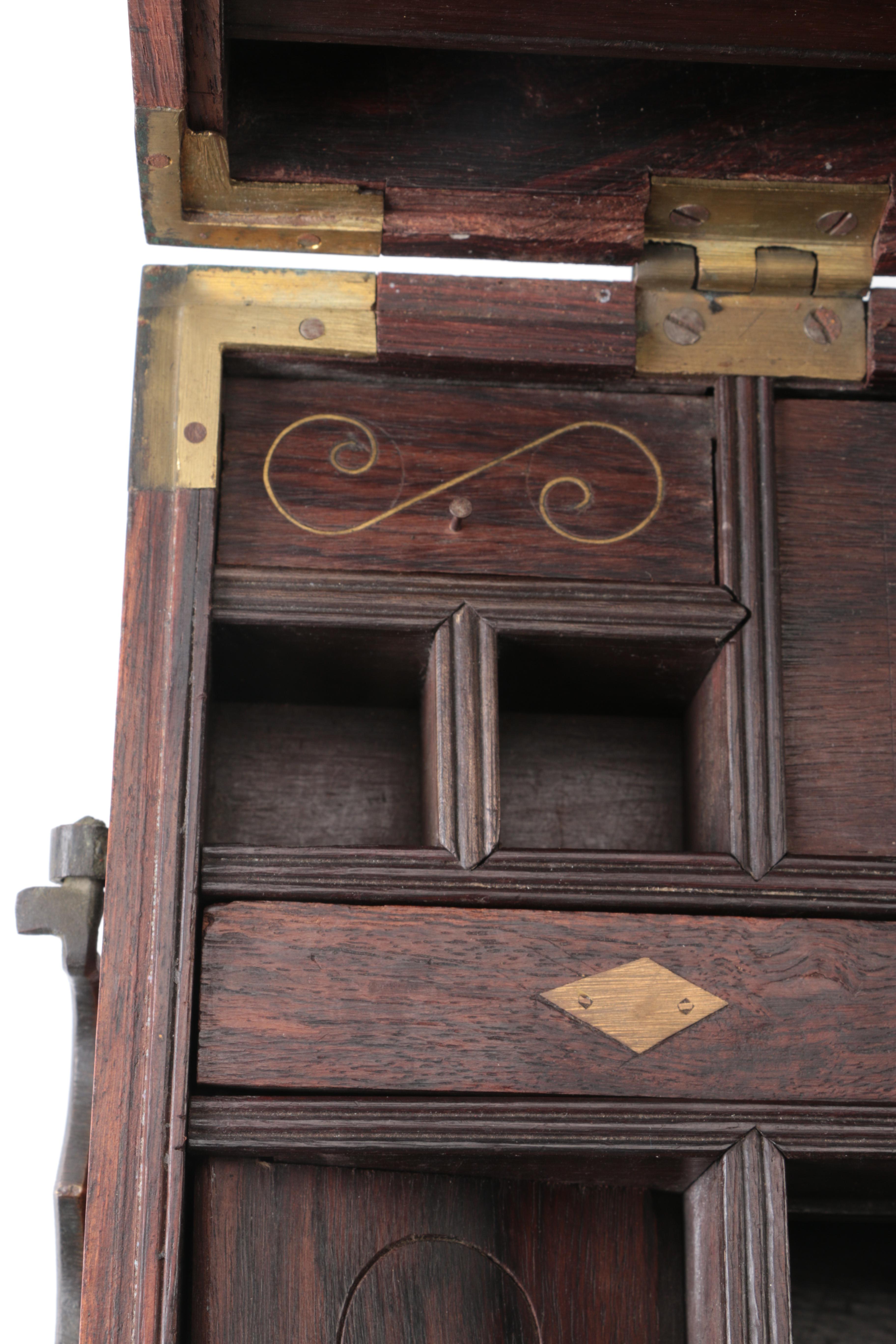 Gentleman's Office Wooden Lock Box