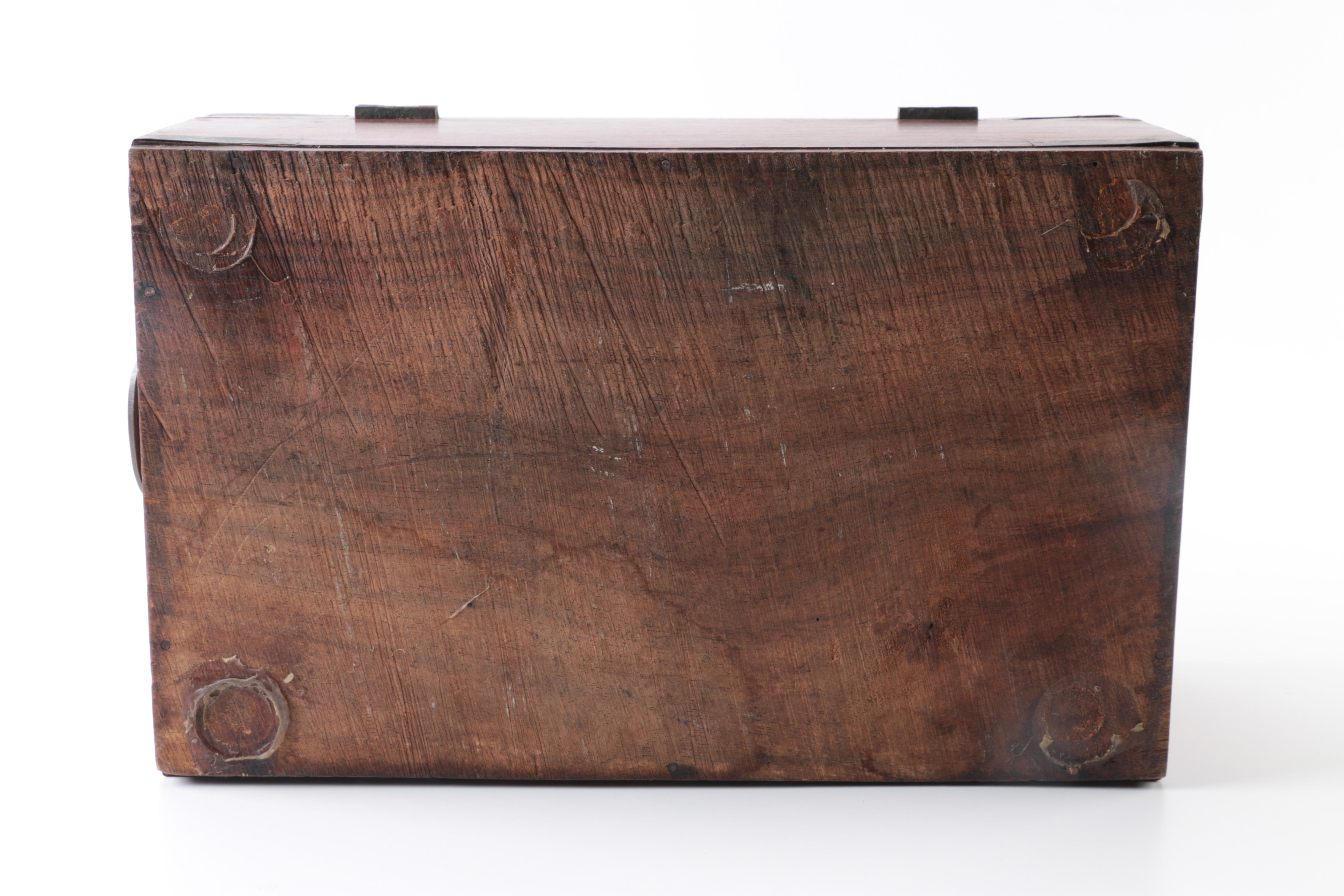 Gentleman's Office Wooden Lock Box