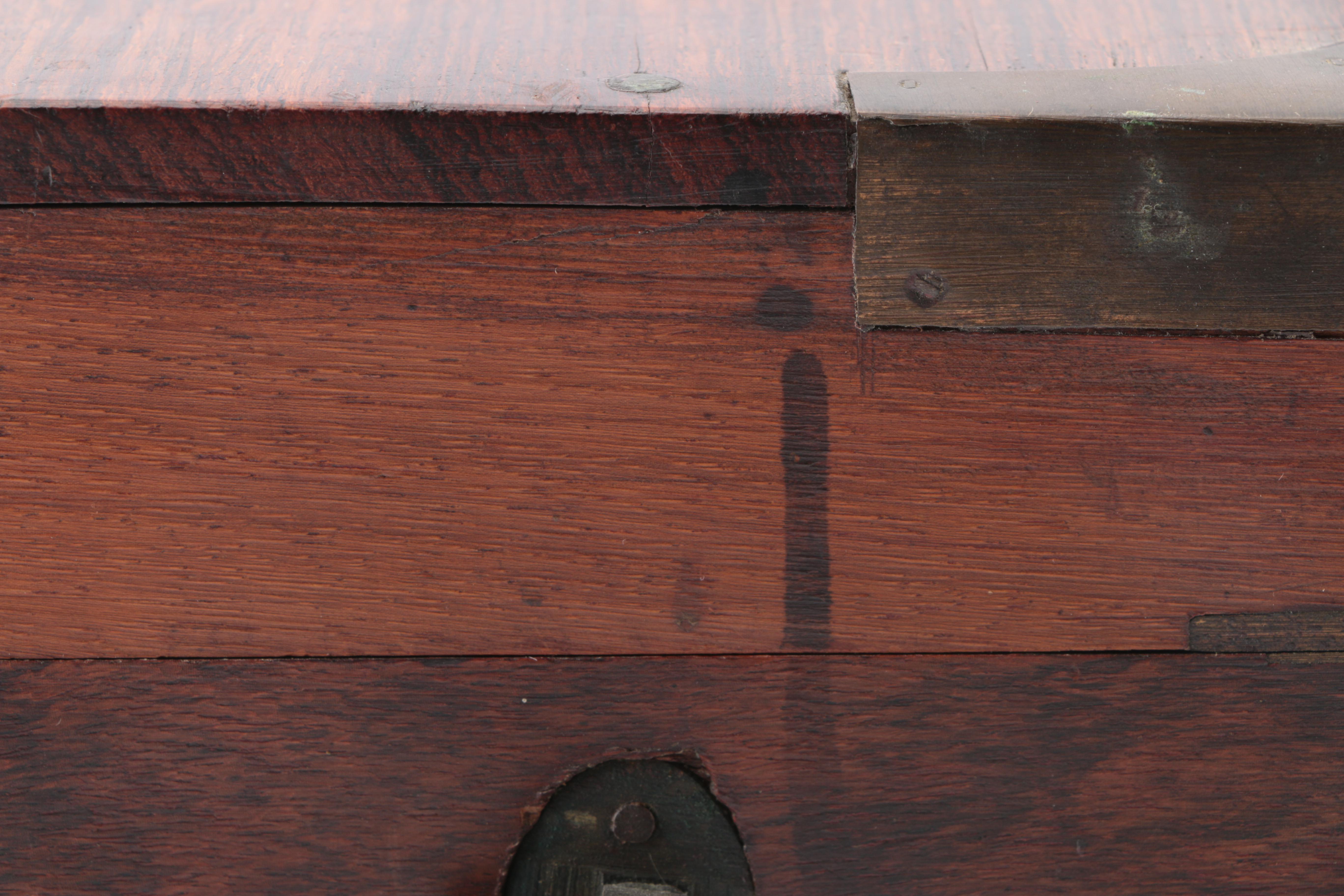 Gentleman's Office Wooden Lock Box