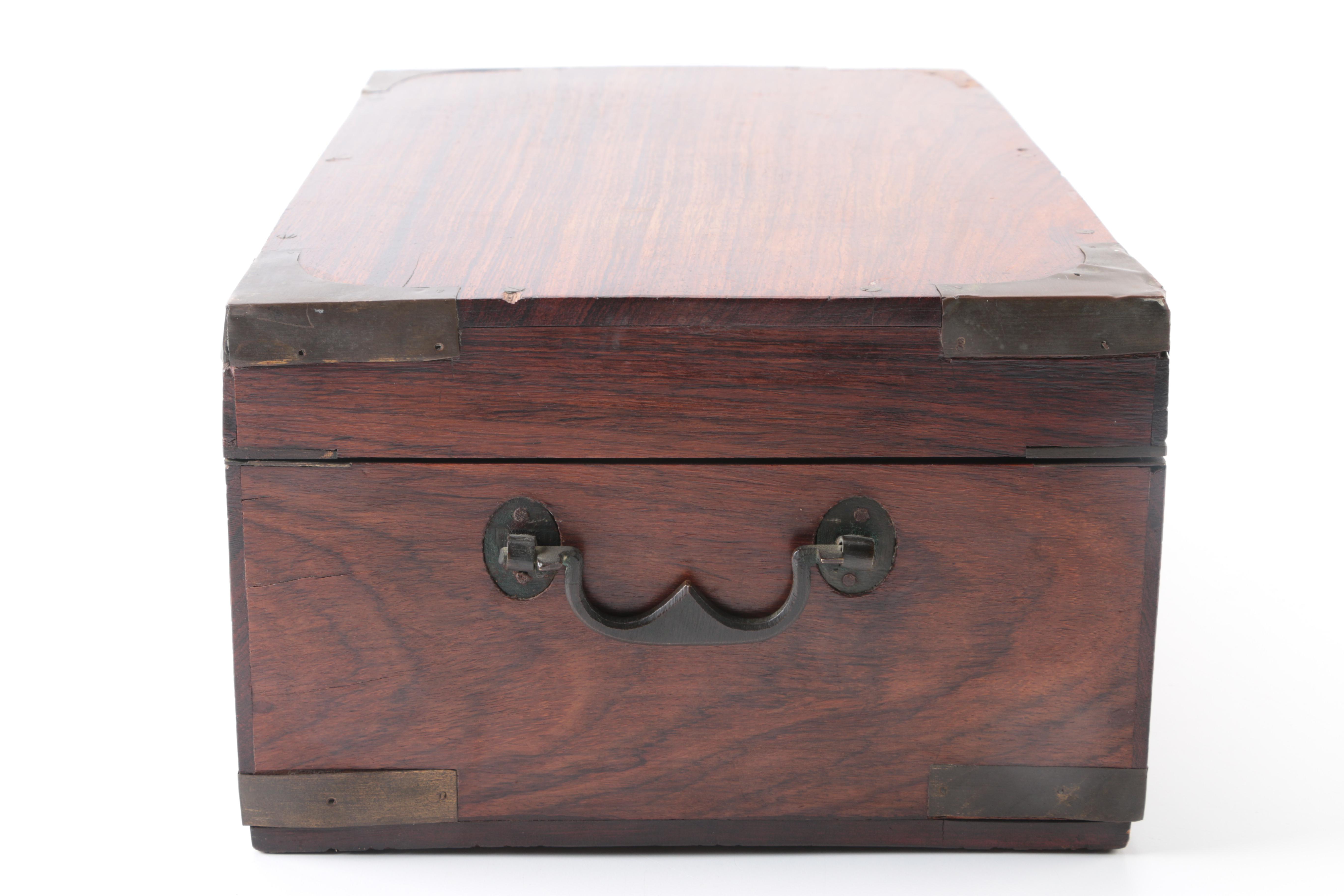 Gentleman's Office Wooden Lock Box