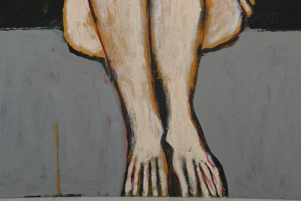 Assortment of Ronald Ashlstorm Mix Media on Board Compositions