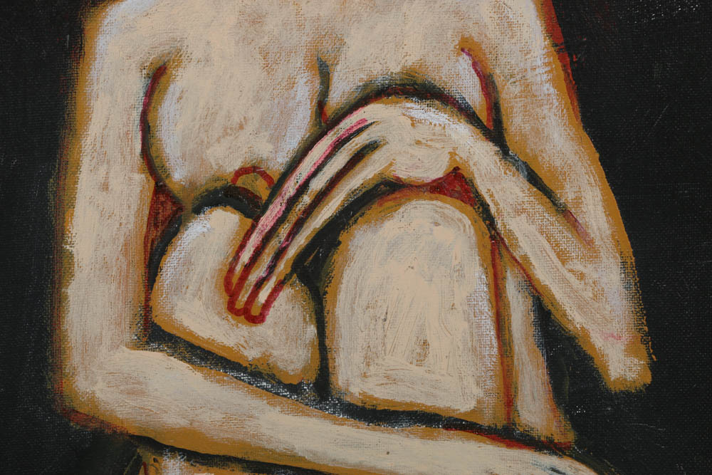 Assortment of Ronald Ashlstorm Mix Media on Board Compositions