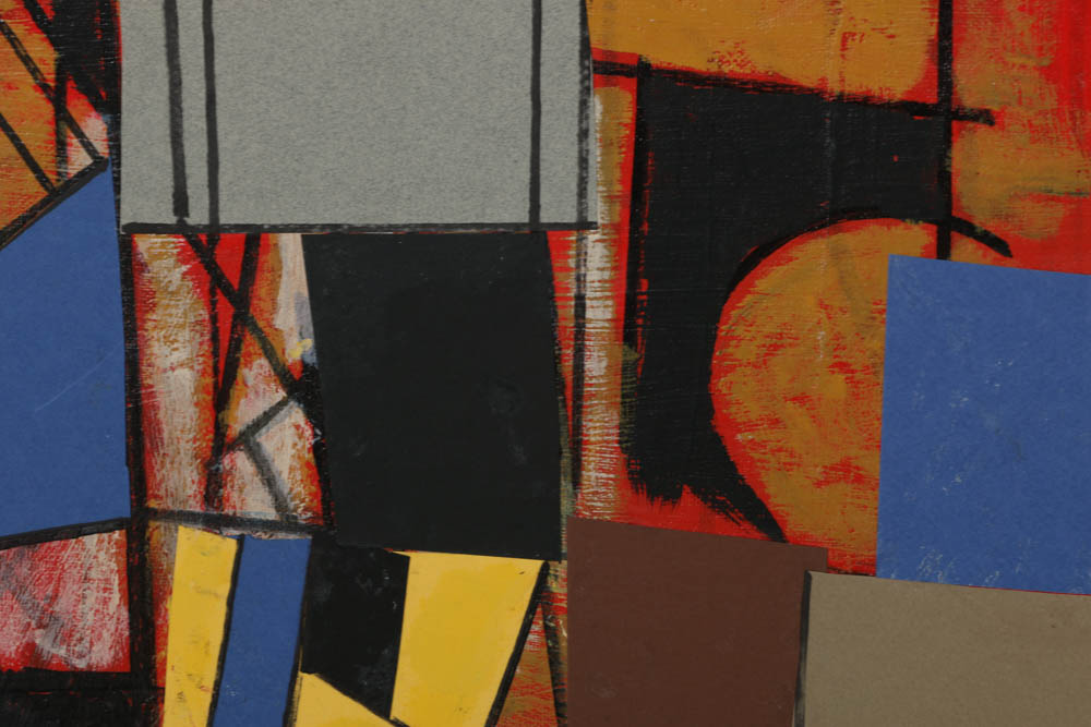 Assortment of Ronald Ashlstorm Mix Media on Board Compositions