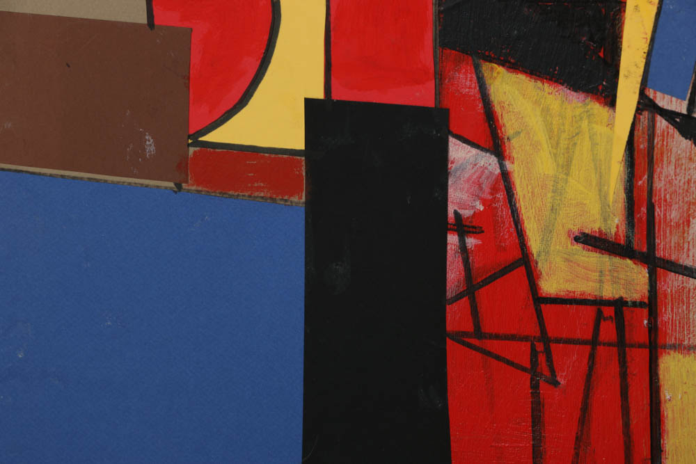 Assortment of Ronald Ashlstorm Mix Media on Board Compositions