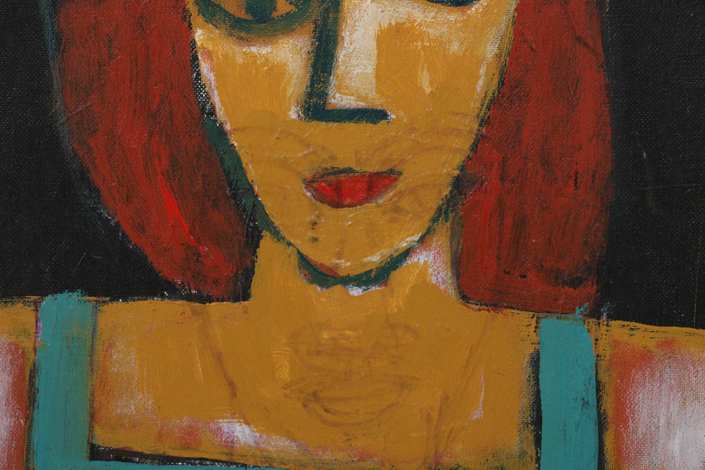 Assortment of Ronald Ashlstorm Mix Media on Board Compositions