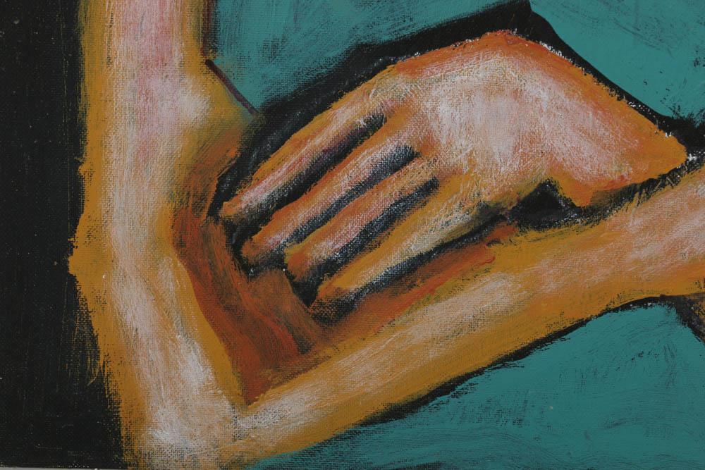 Assortment of Ronald Ashlstorm Mix Media on Board Compositions