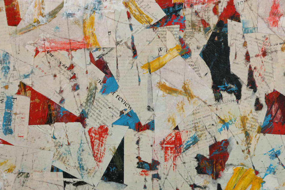 Assortment of Ronald Ashlstorm Mix Media on Board Compositions