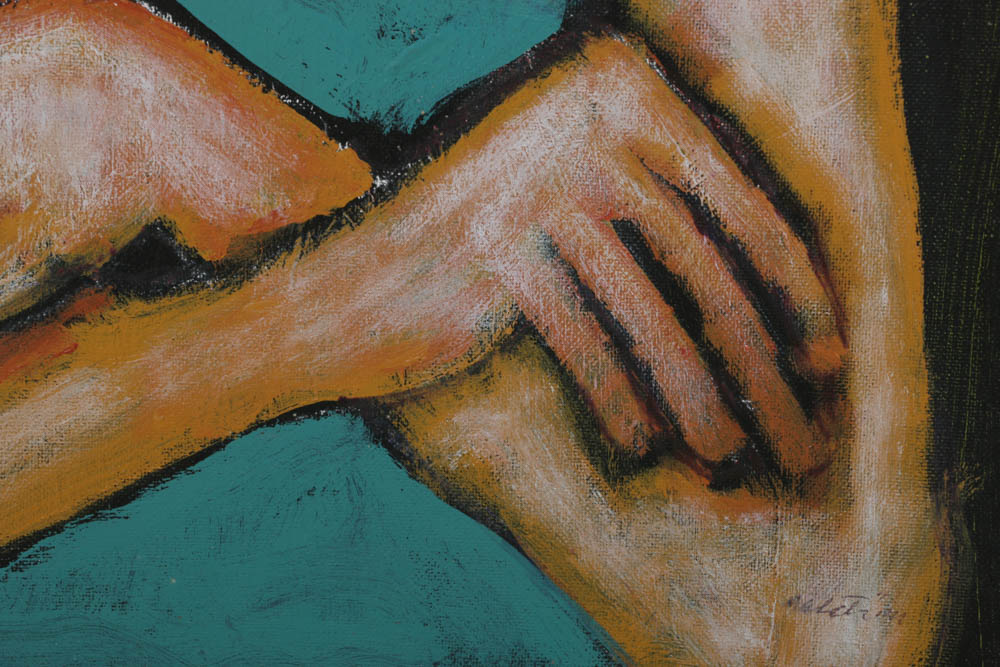 Assortment of Ronald Ashlstorm Mix Media on Board Compositions