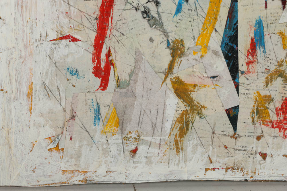 Assortment of Ronald Ashlstorm Mix Media on Board Compositions