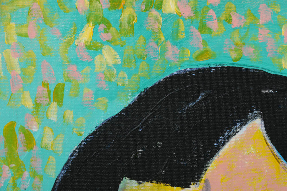 Assortment of Ronald Ashlstorm Mix Media on Board Compositions