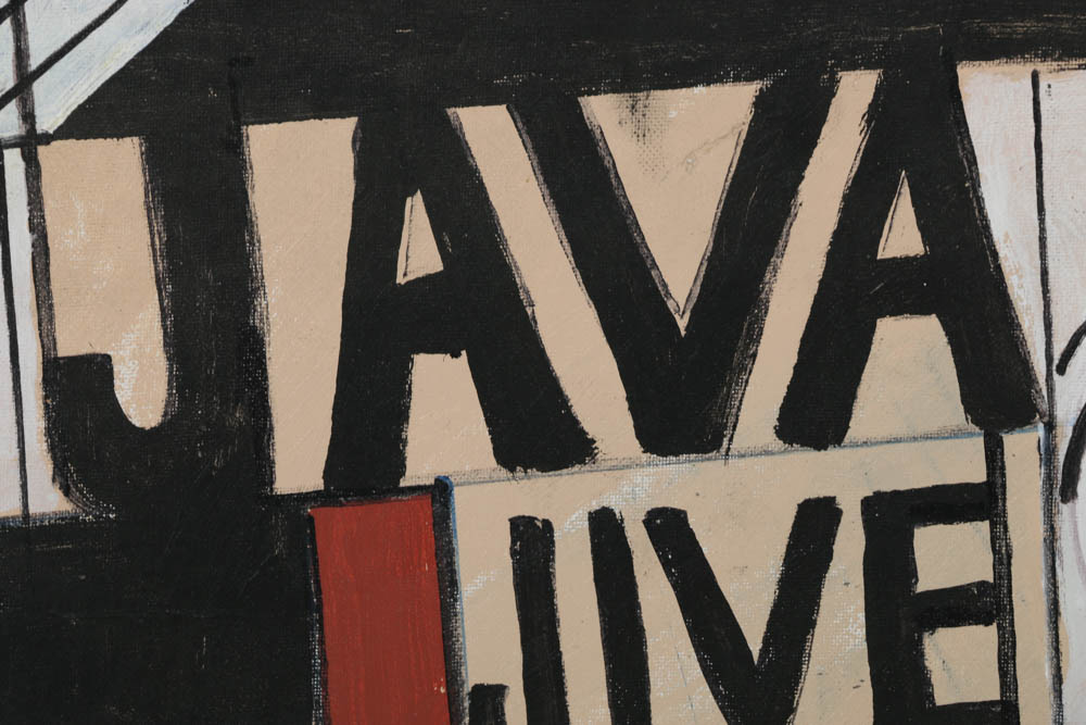 Assortment of Ronald Ashlstorm Mix Media on Board Compositions