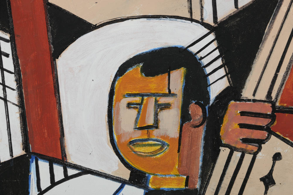 Assortment of Ronald Ashlstorm Mix Media on Board Compositions