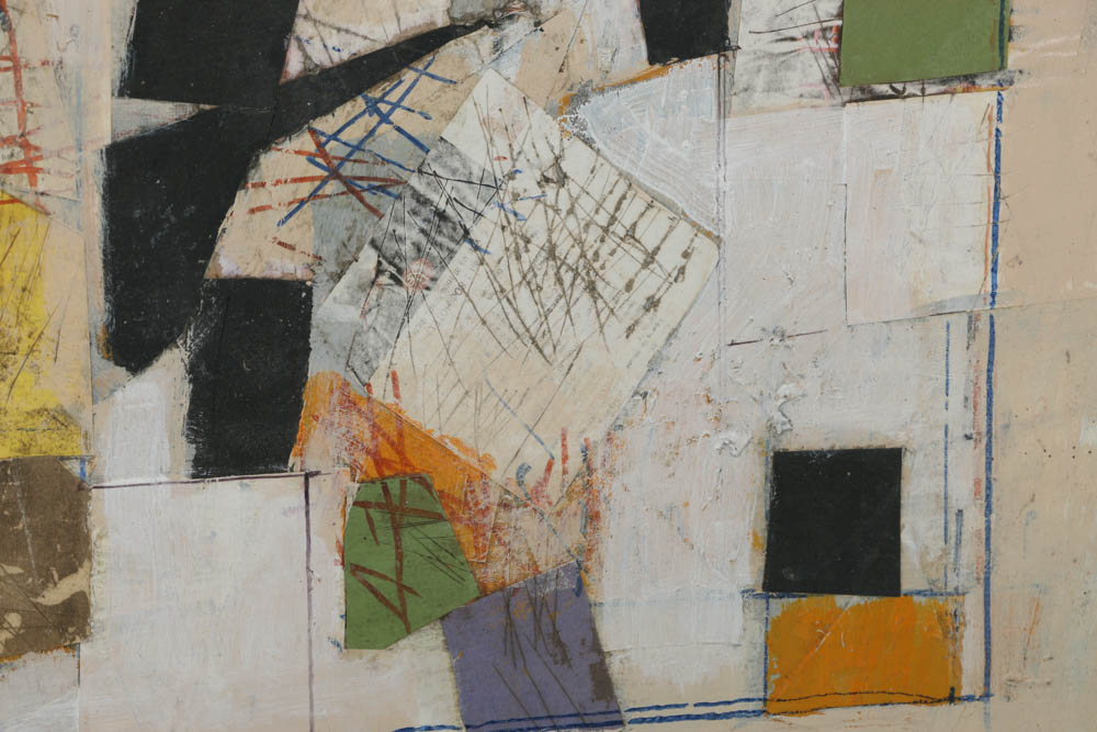 Assortment of Ronald Ashlstorm Mix Media on Board Compositions