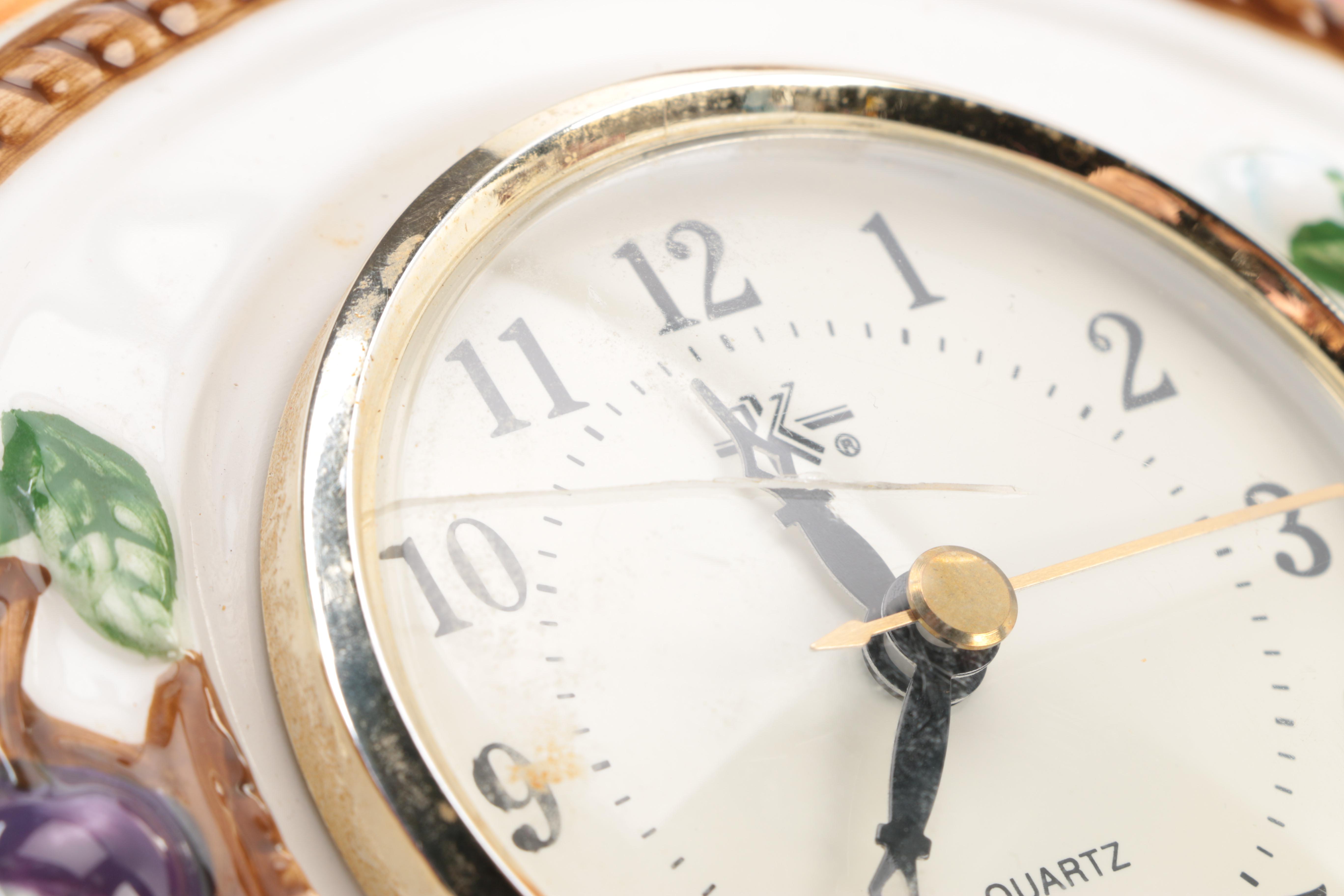 Collection of Decorative Table Top Clocks