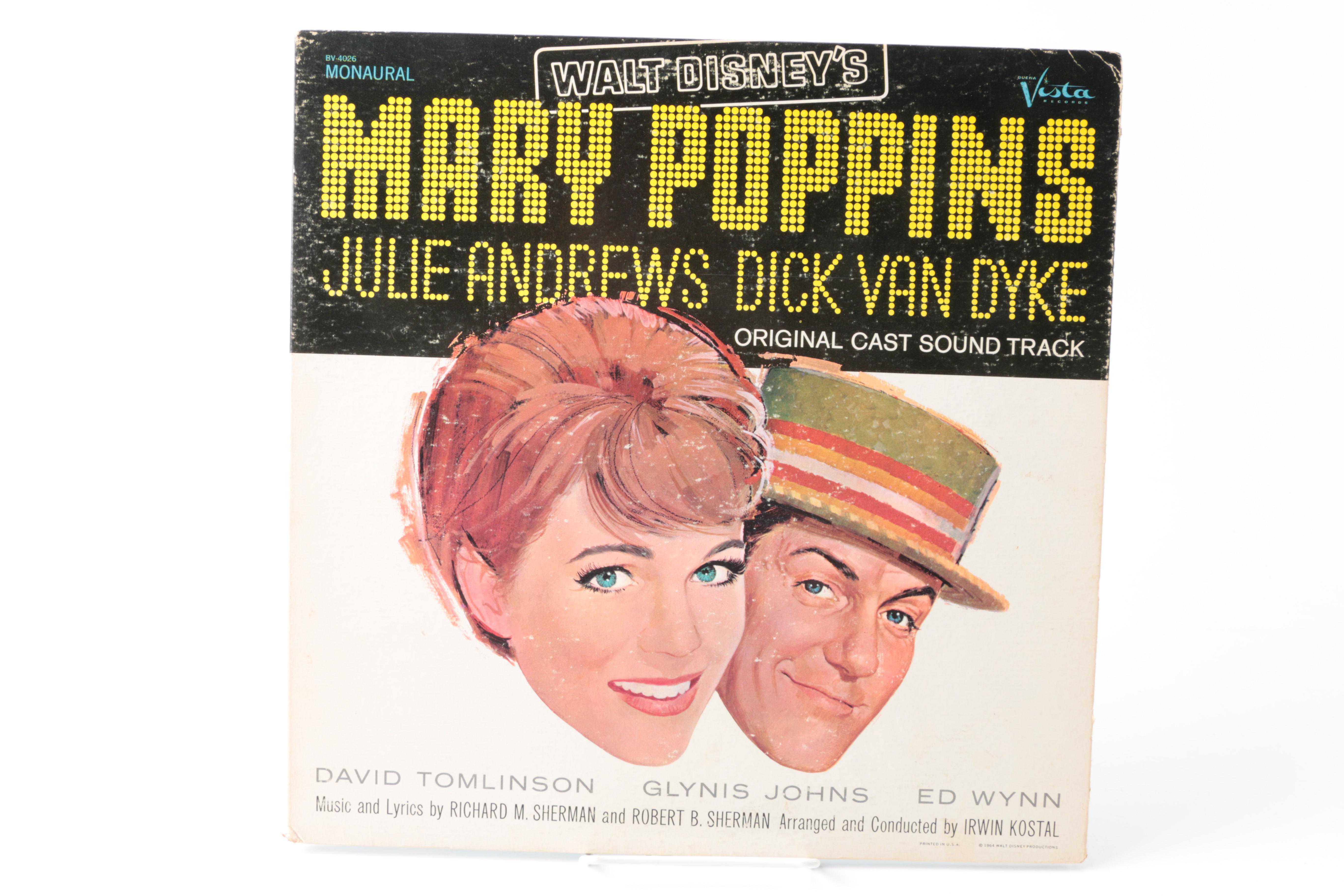 "Mary Poppins" and "Sound of Music" LPs