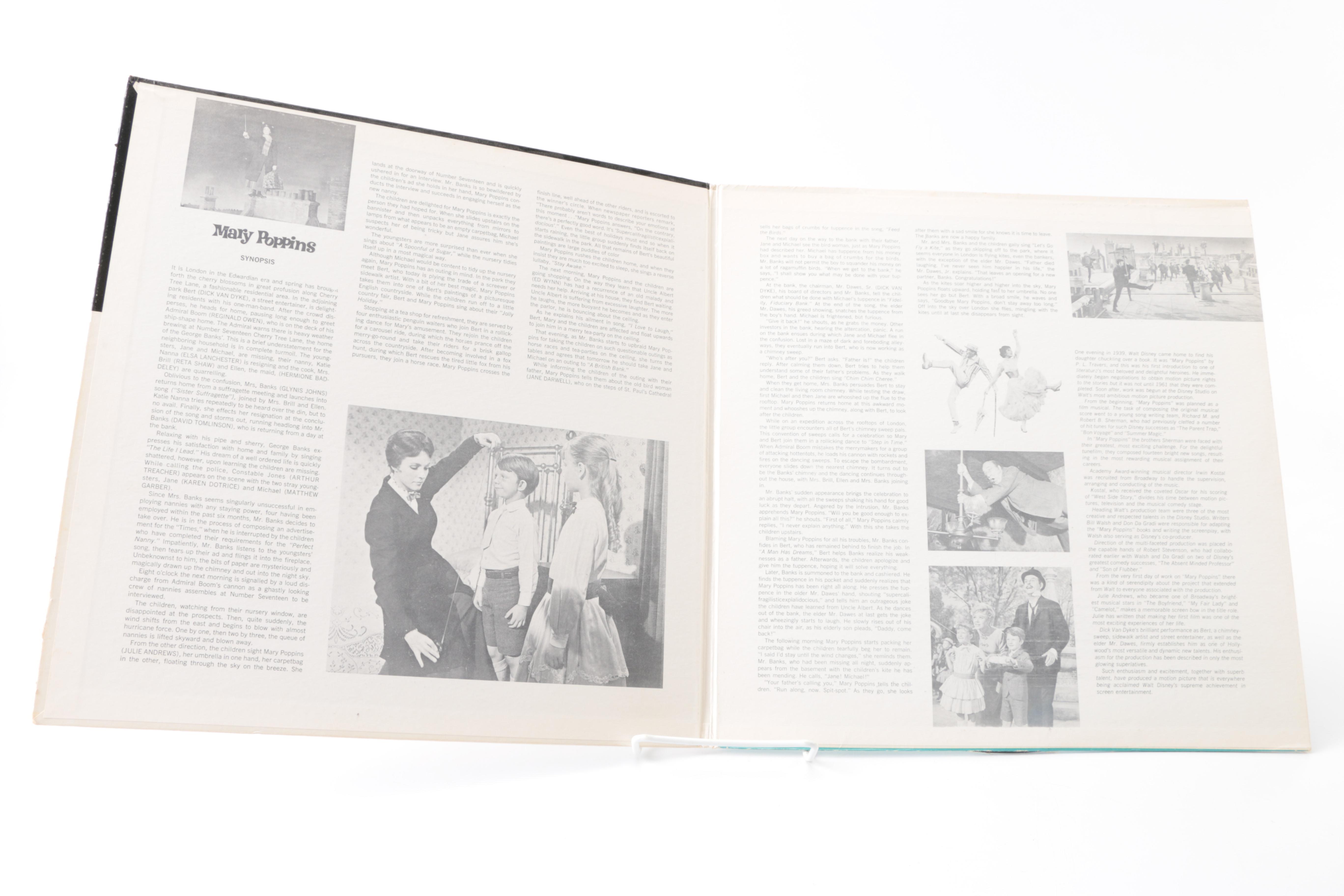 "Mary Poppins" and "Sound of Music" LPs
