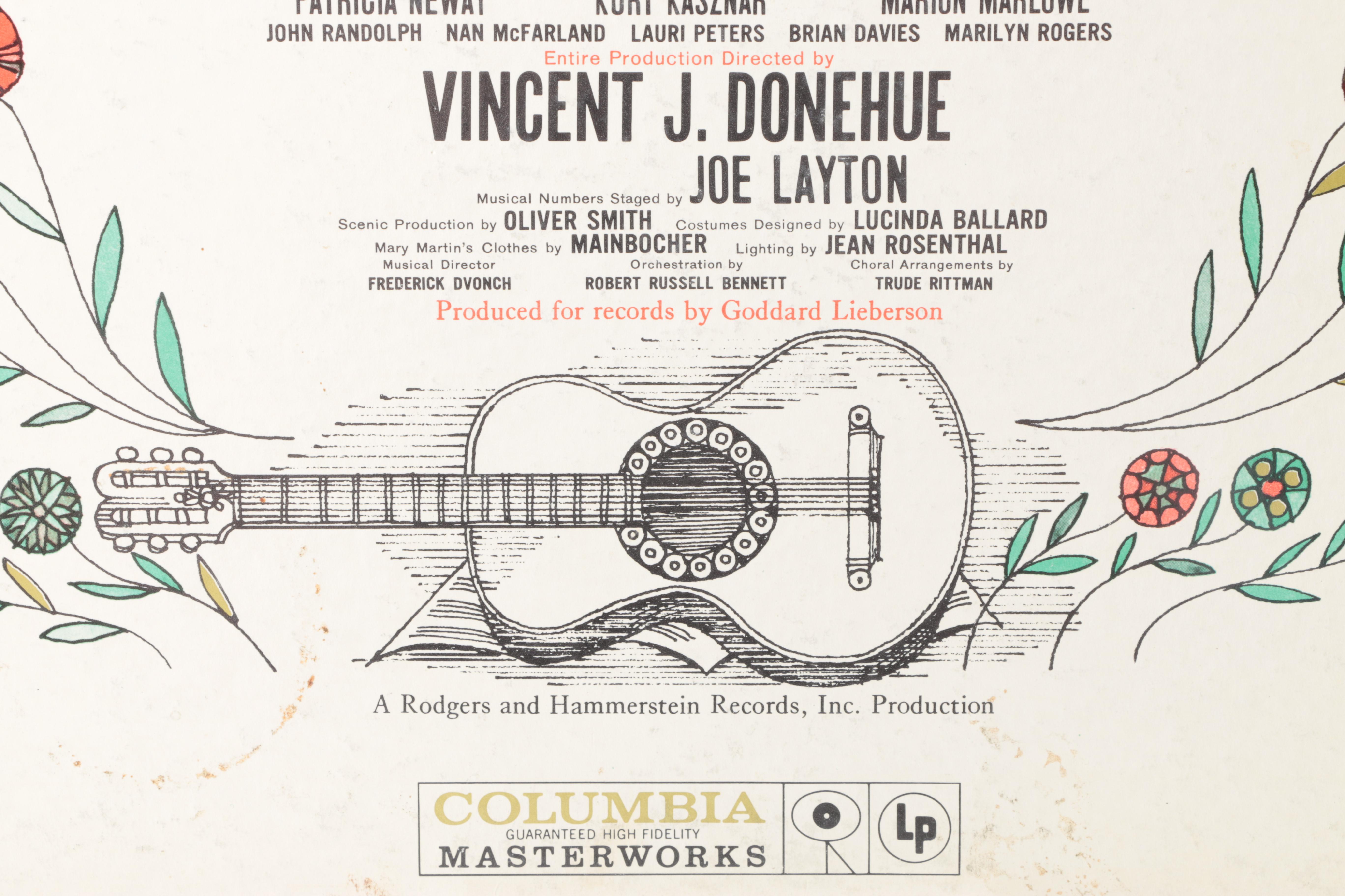 "Mary Poppins" and "Sound of Music" LPs