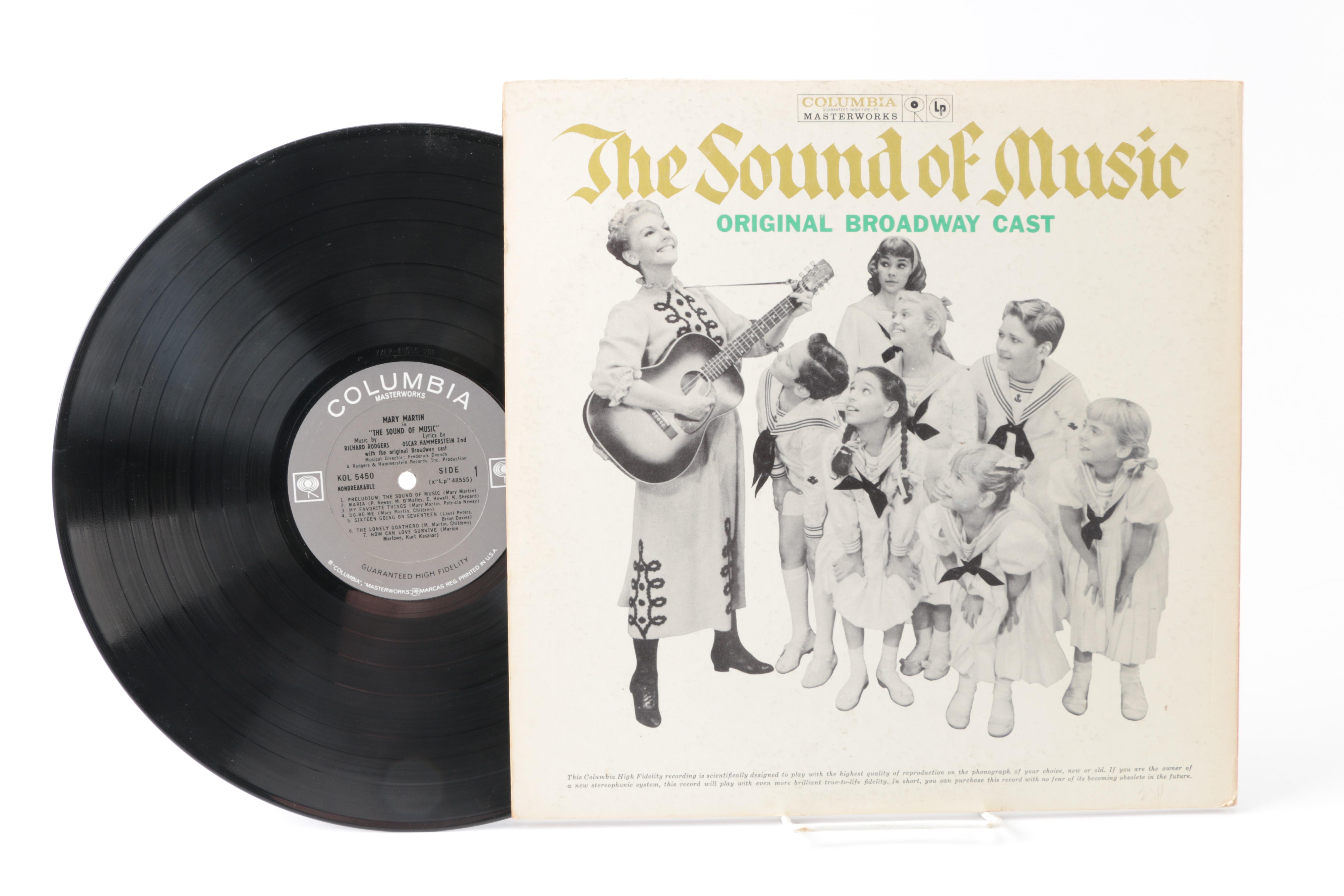 "Mary Poppins" and "Sound of Music" LPs
