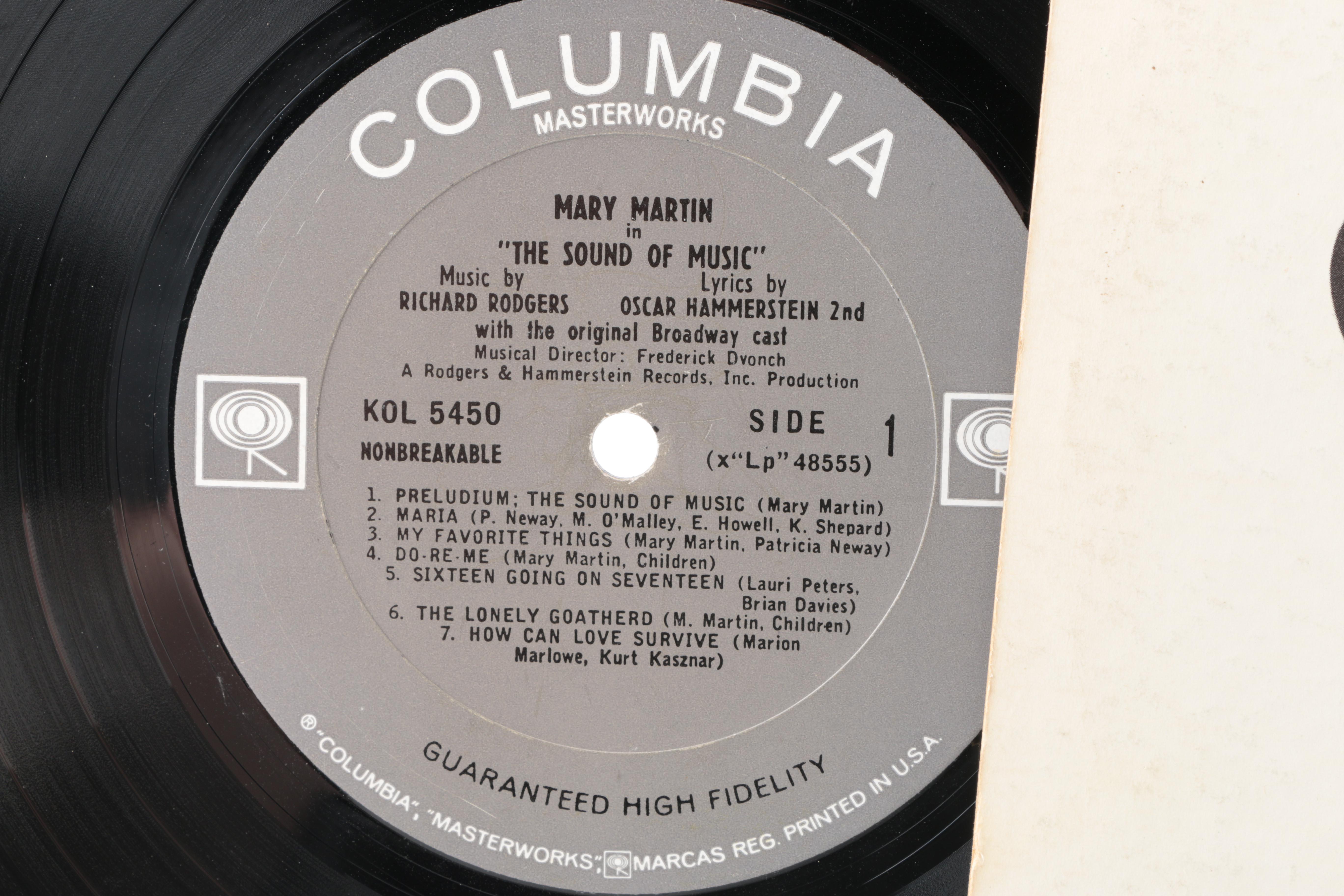 "Mary Poppins" and "Sound of Music" LPs