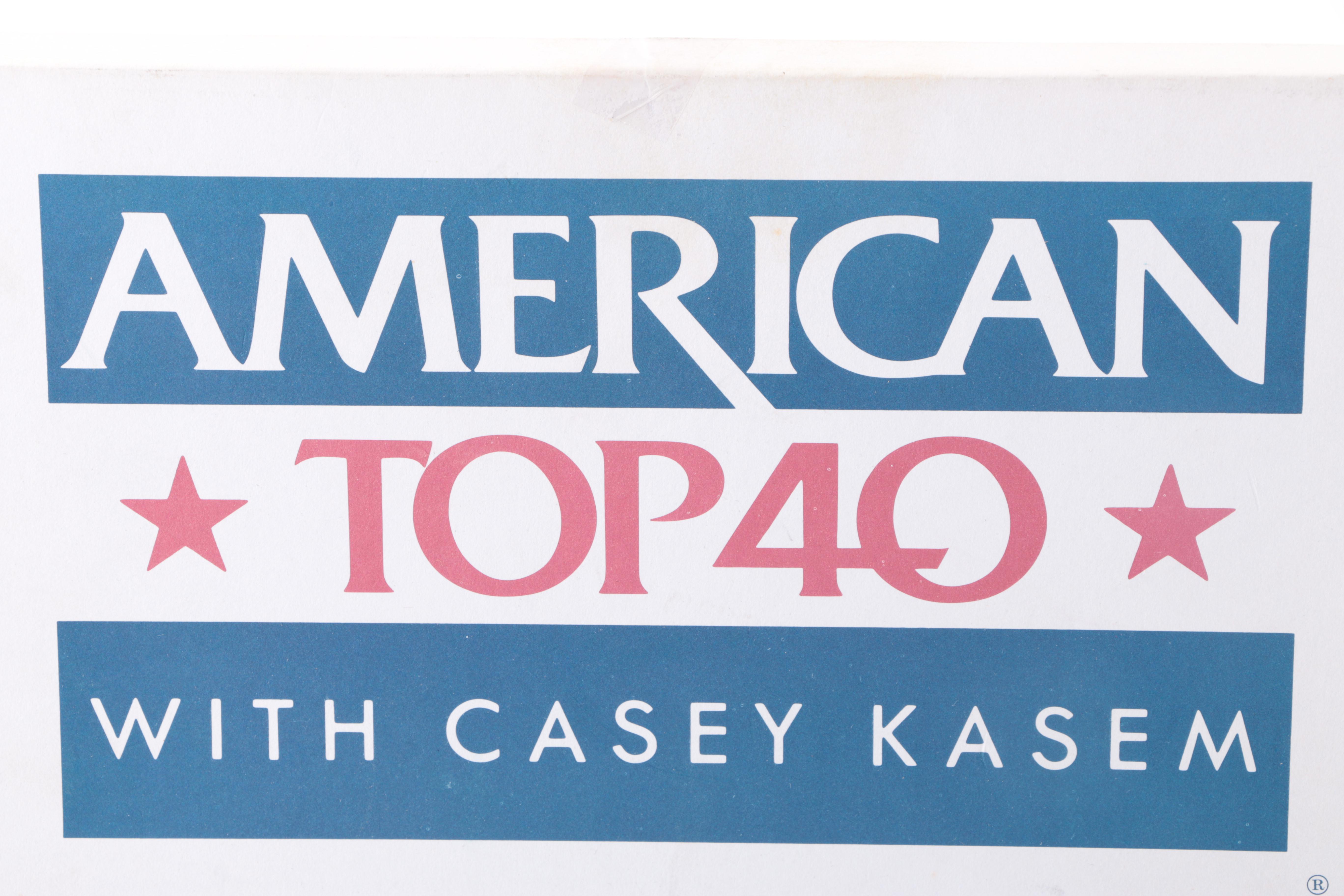 "American Top 40 with Casey Kasem" LP Box Set
