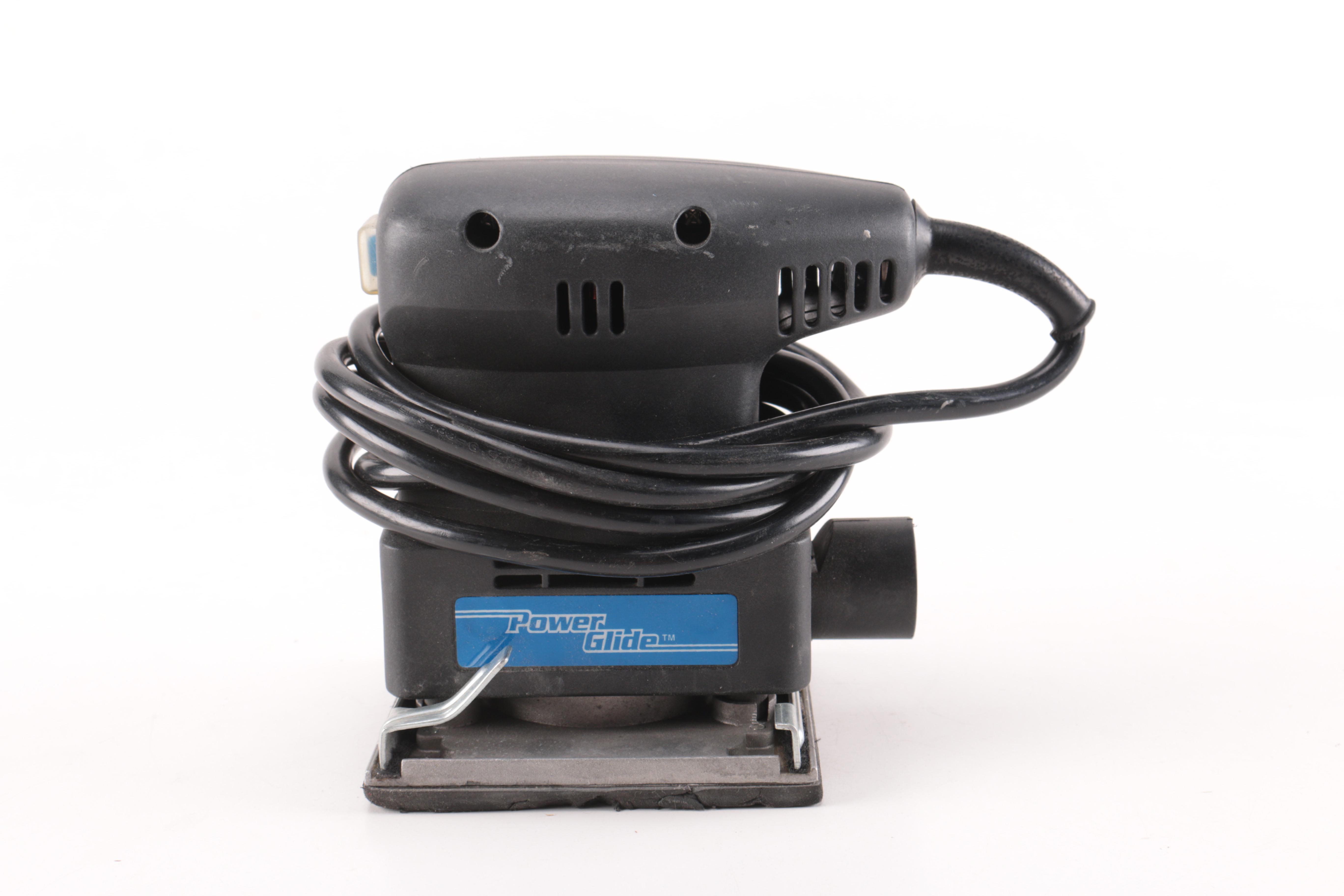 Power Glide Sander and Stanley Heavy Duty Stapler