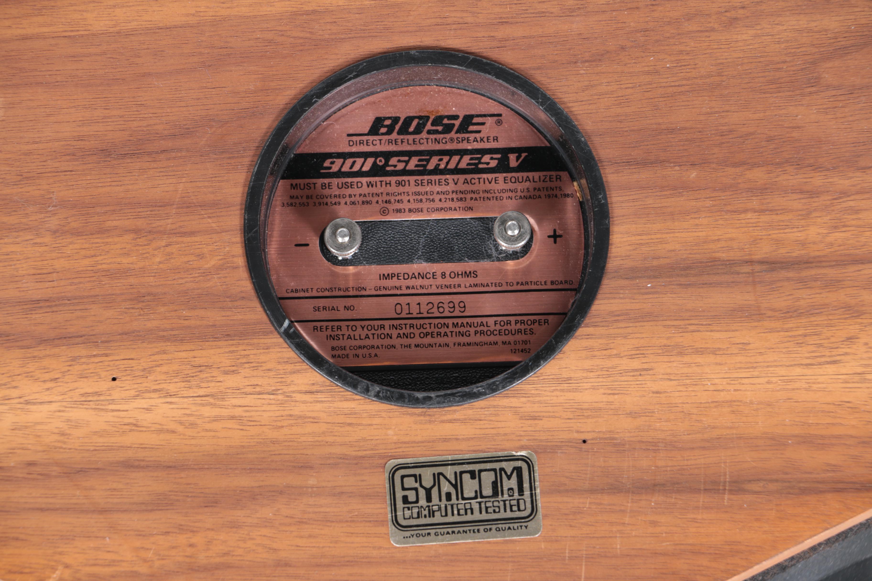 Bose 901 Series V Speakers